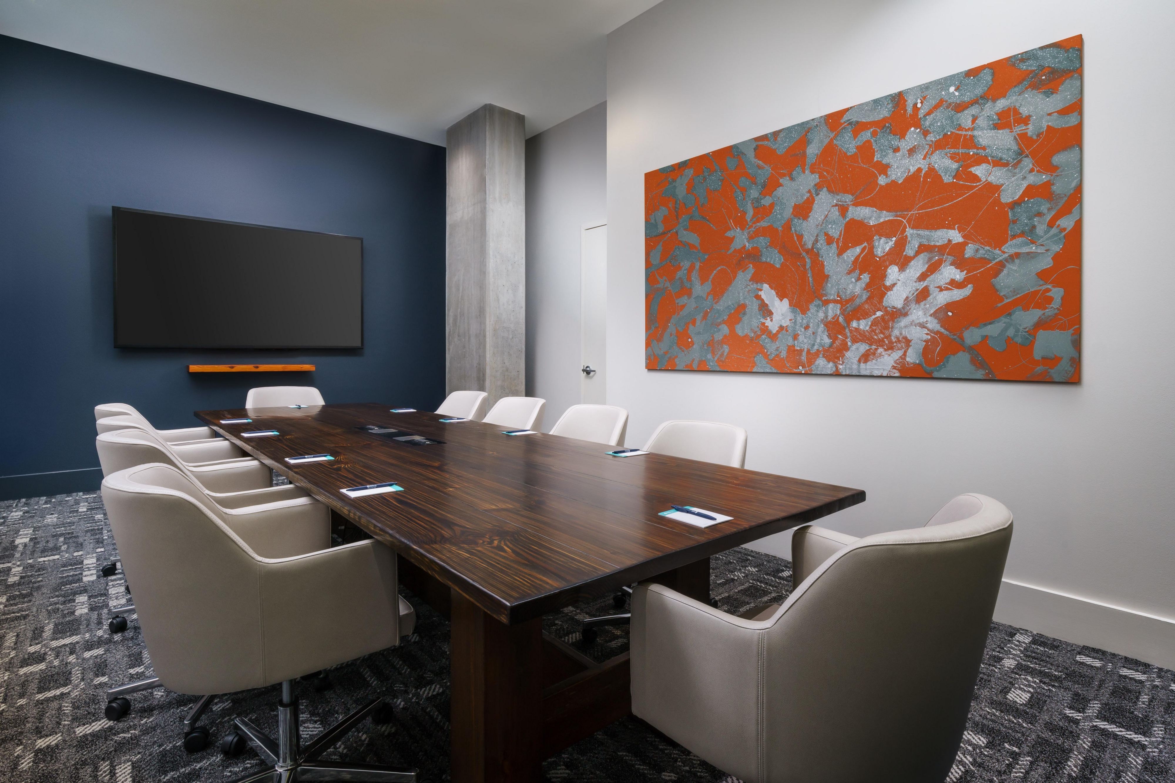 Meeting room with table