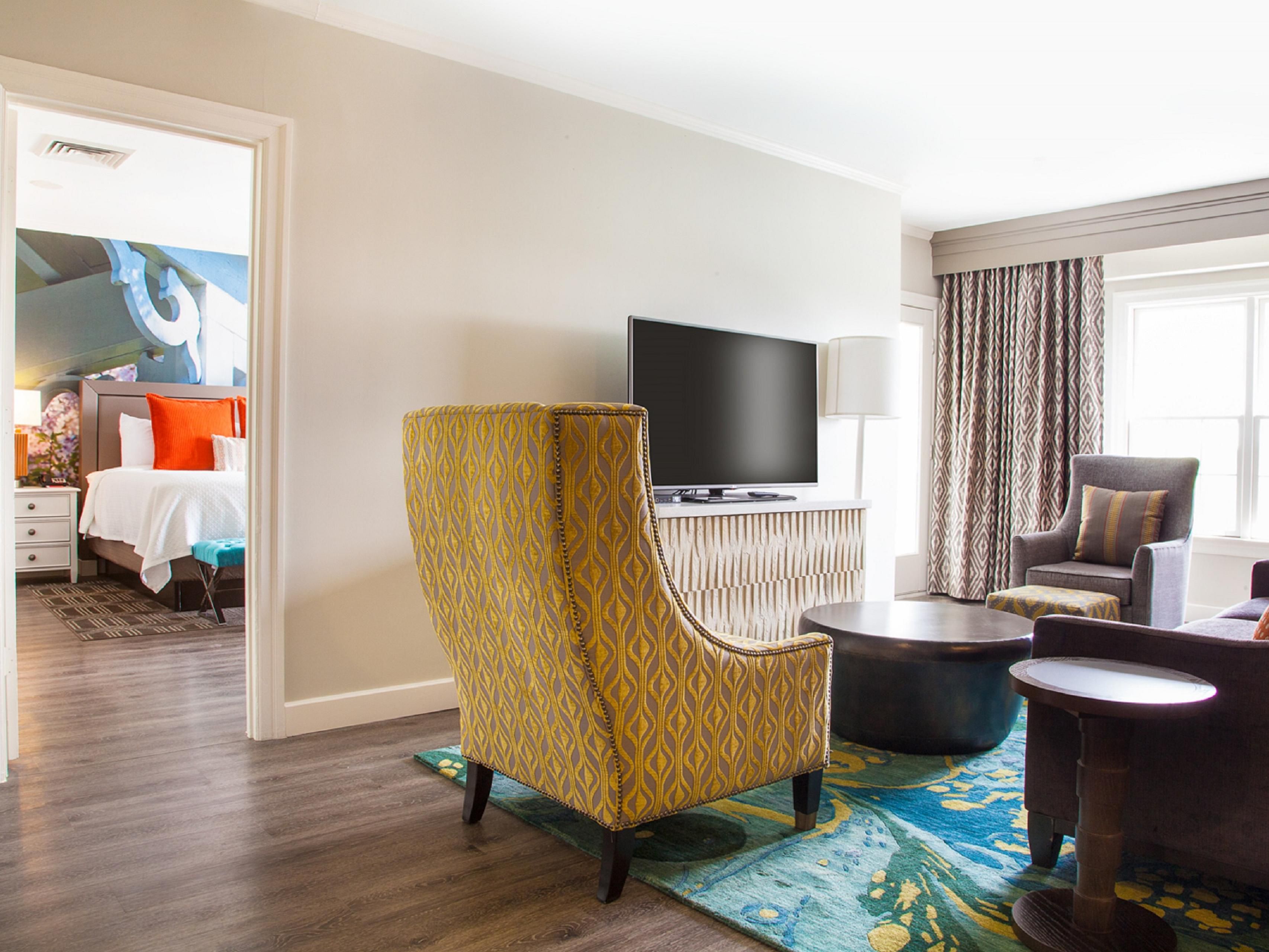 King Bedroom Suite Living Area