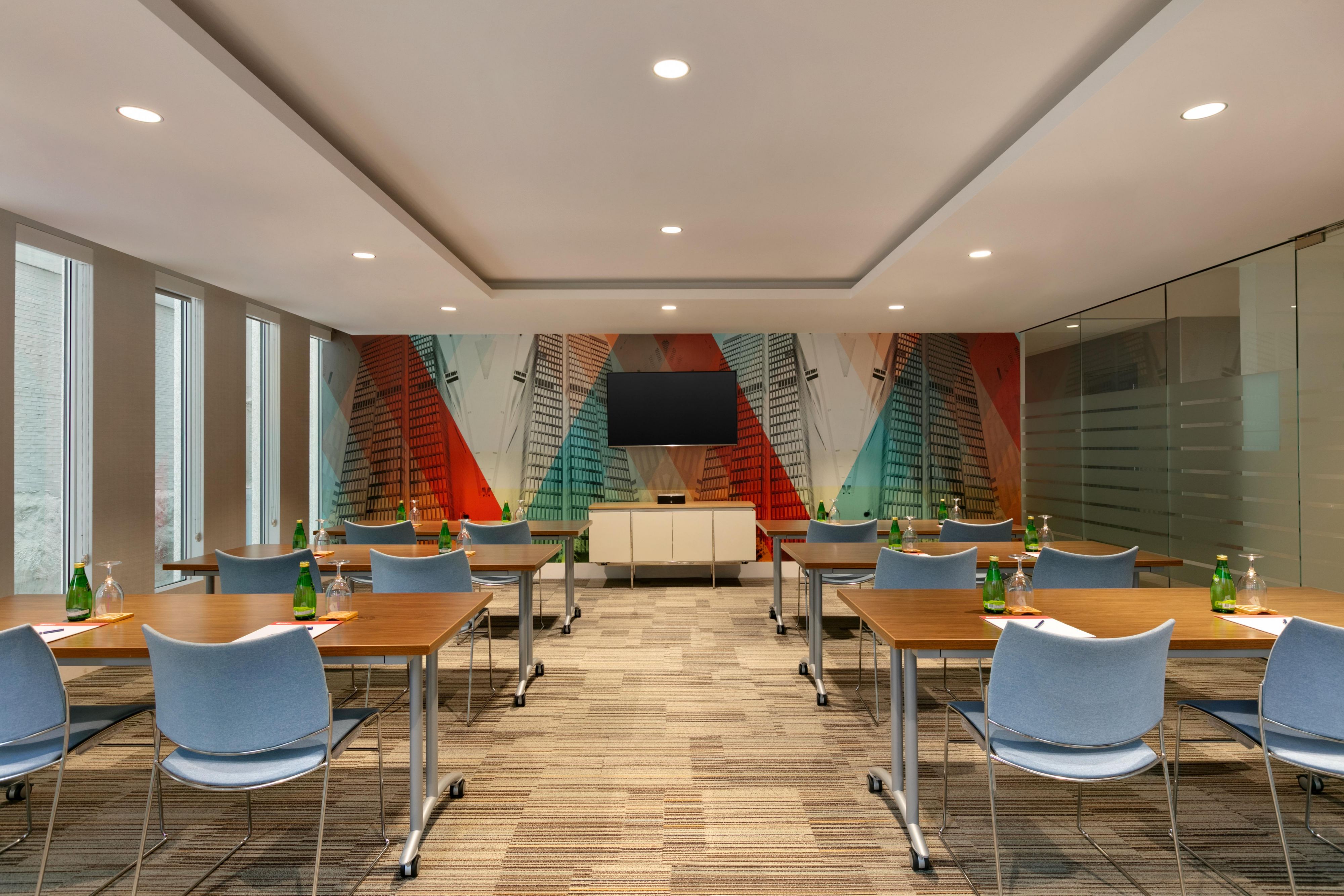 young meeting room