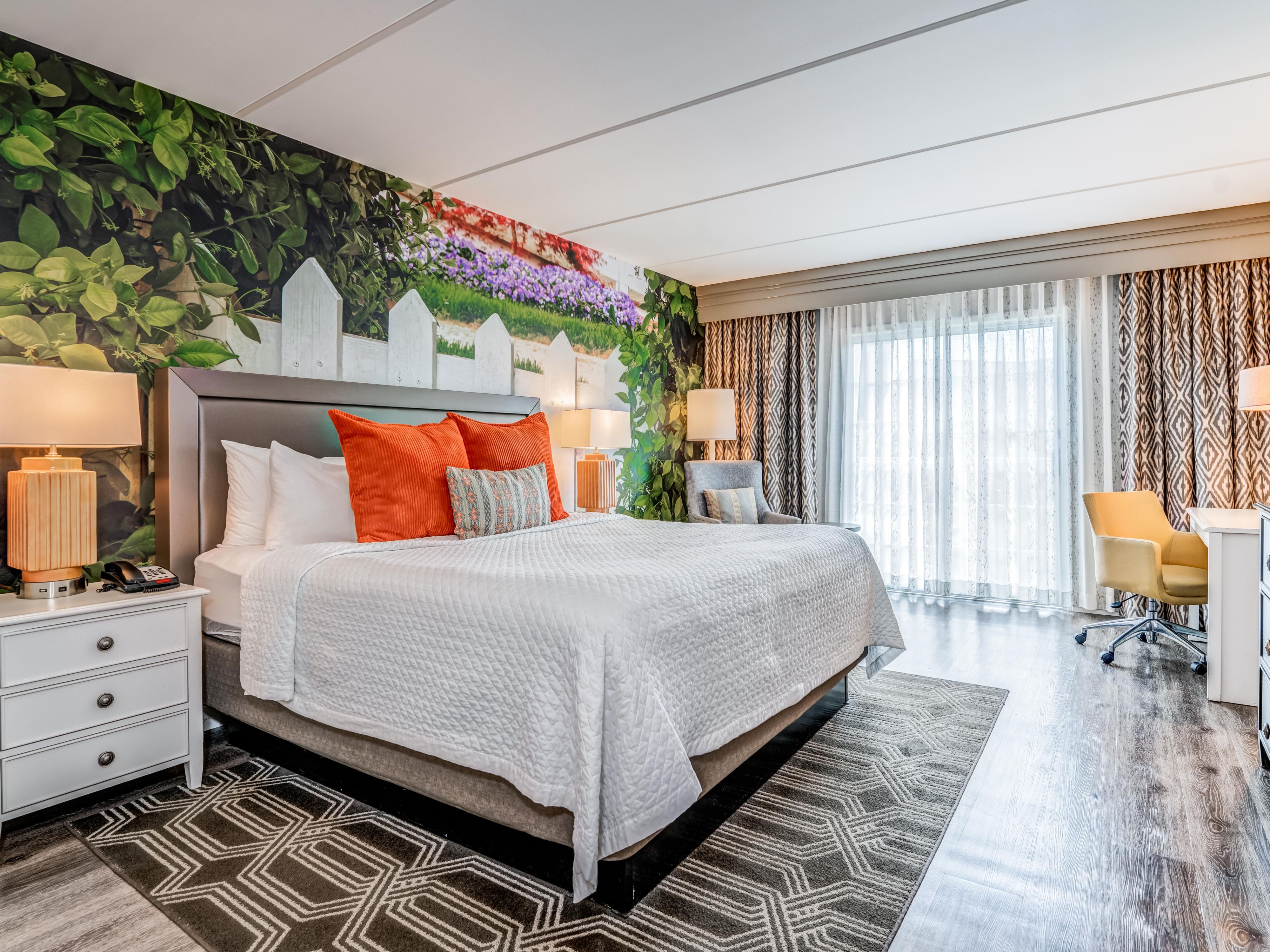Make yourself at home in our guest rooms.