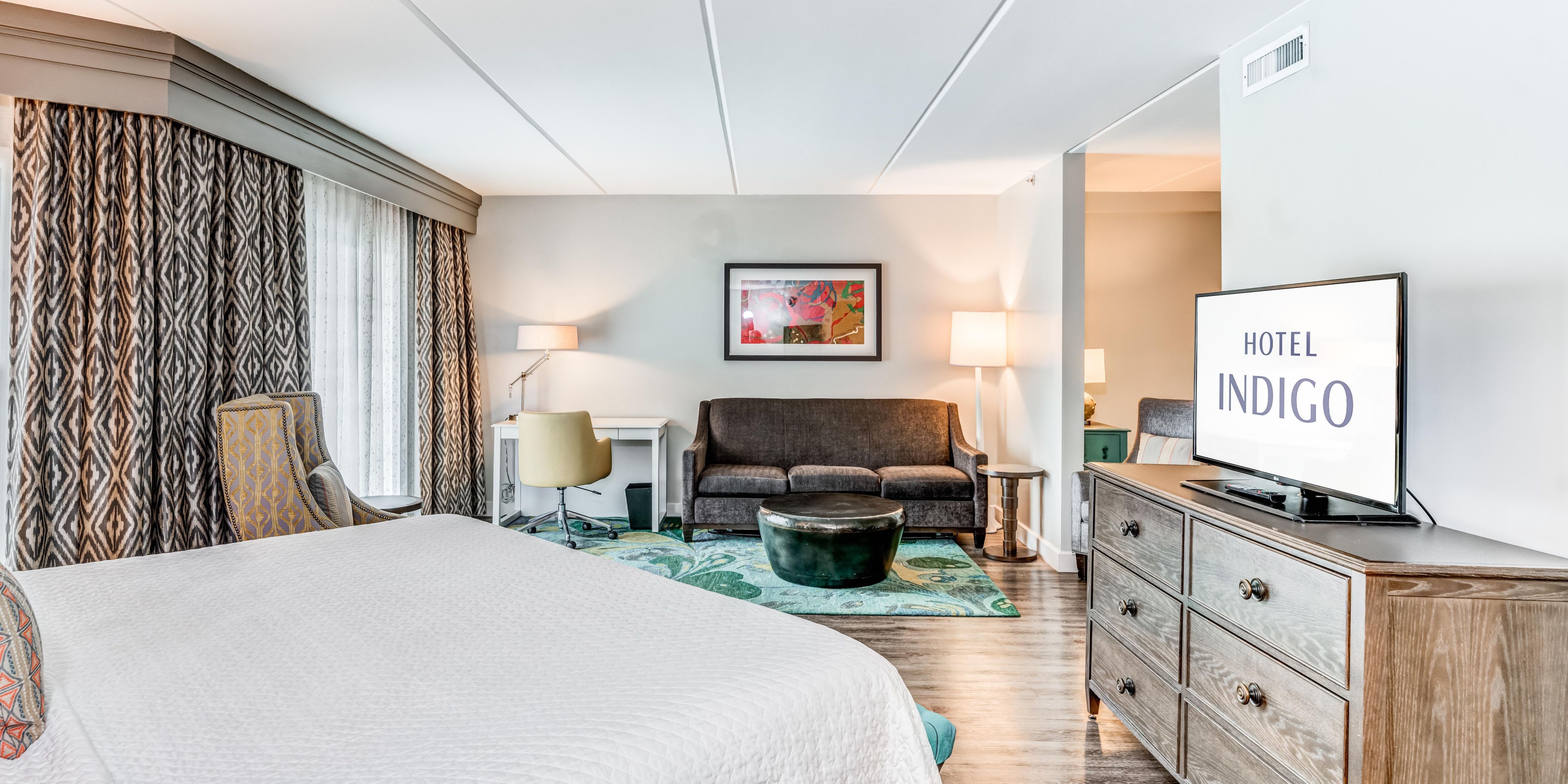 Spacious bedroom in our presidential suite