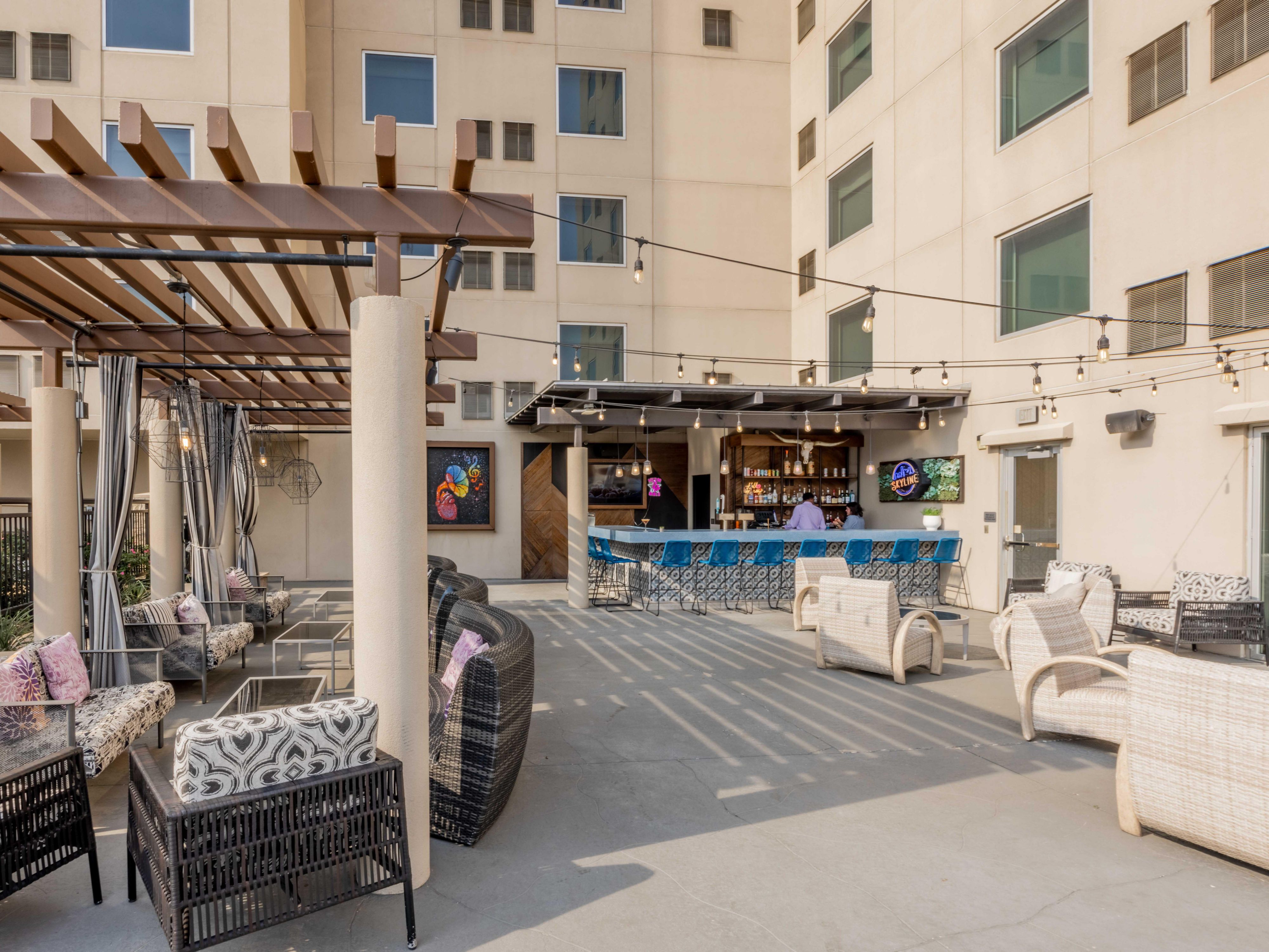 Enjoy the Austin skyline from our stunning rooftop terrace.
