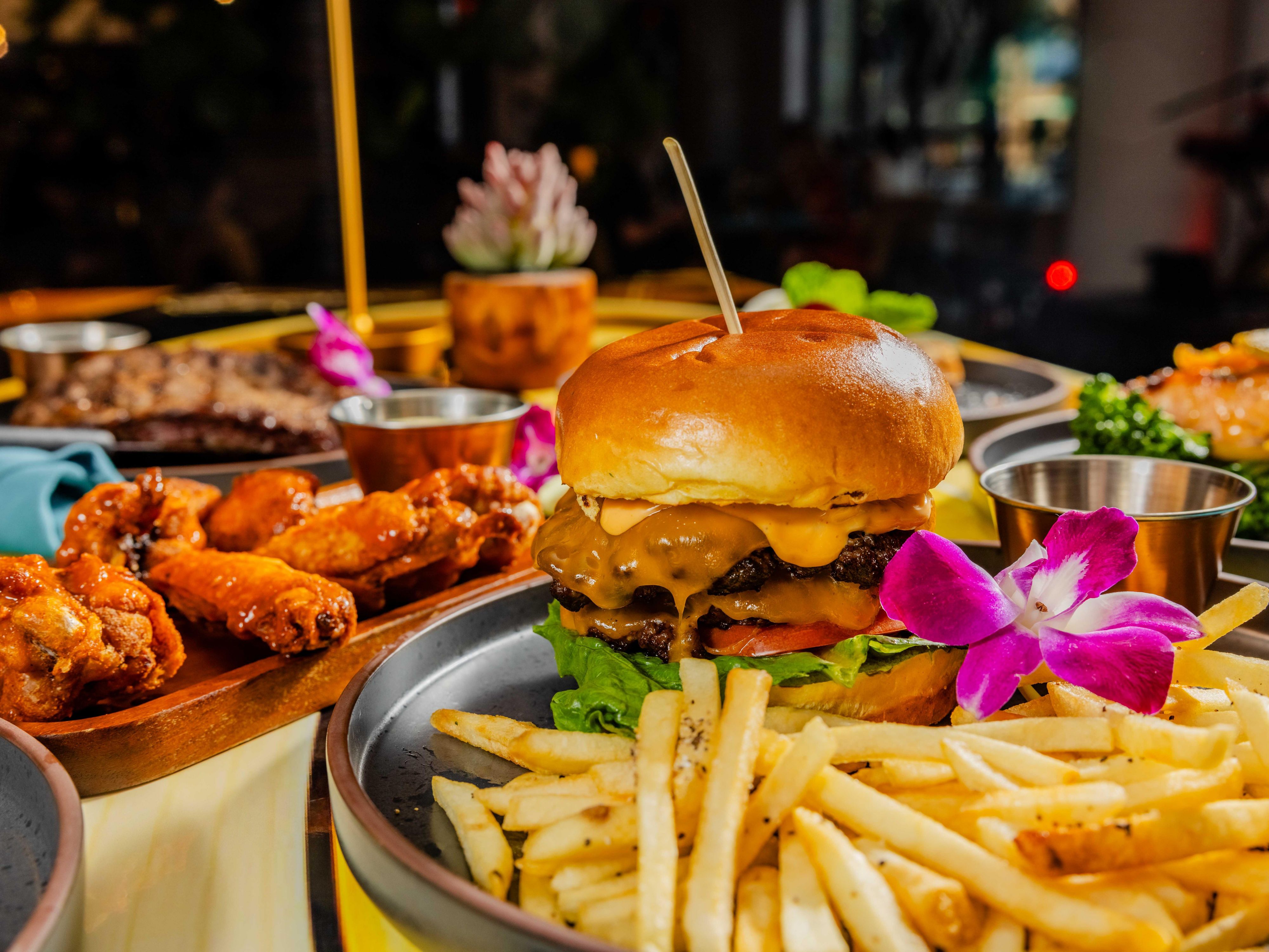 Savor our bold and juicy chef-crafted burger.