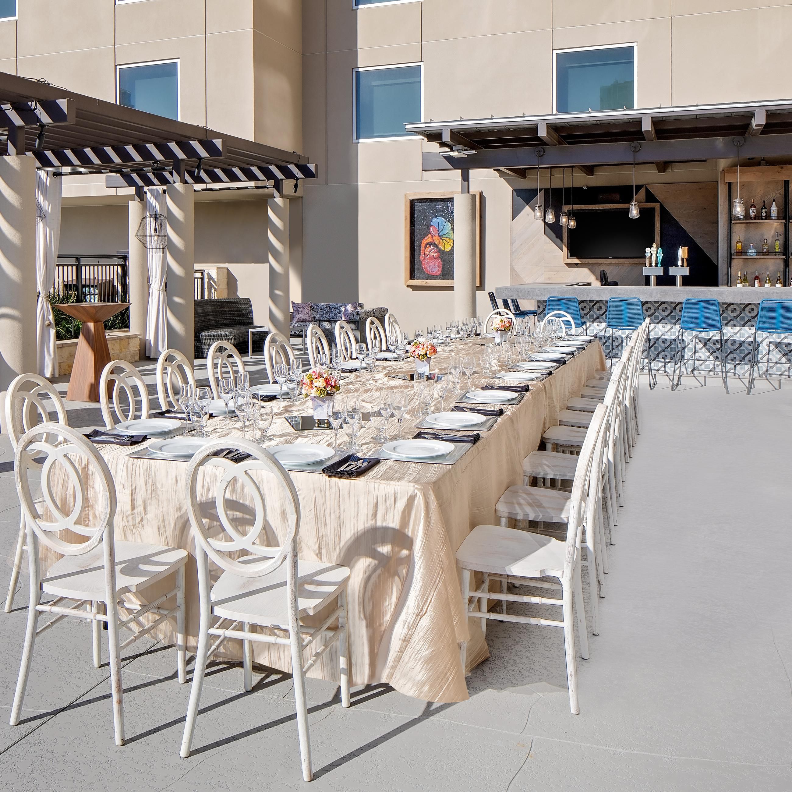 Rooftop event