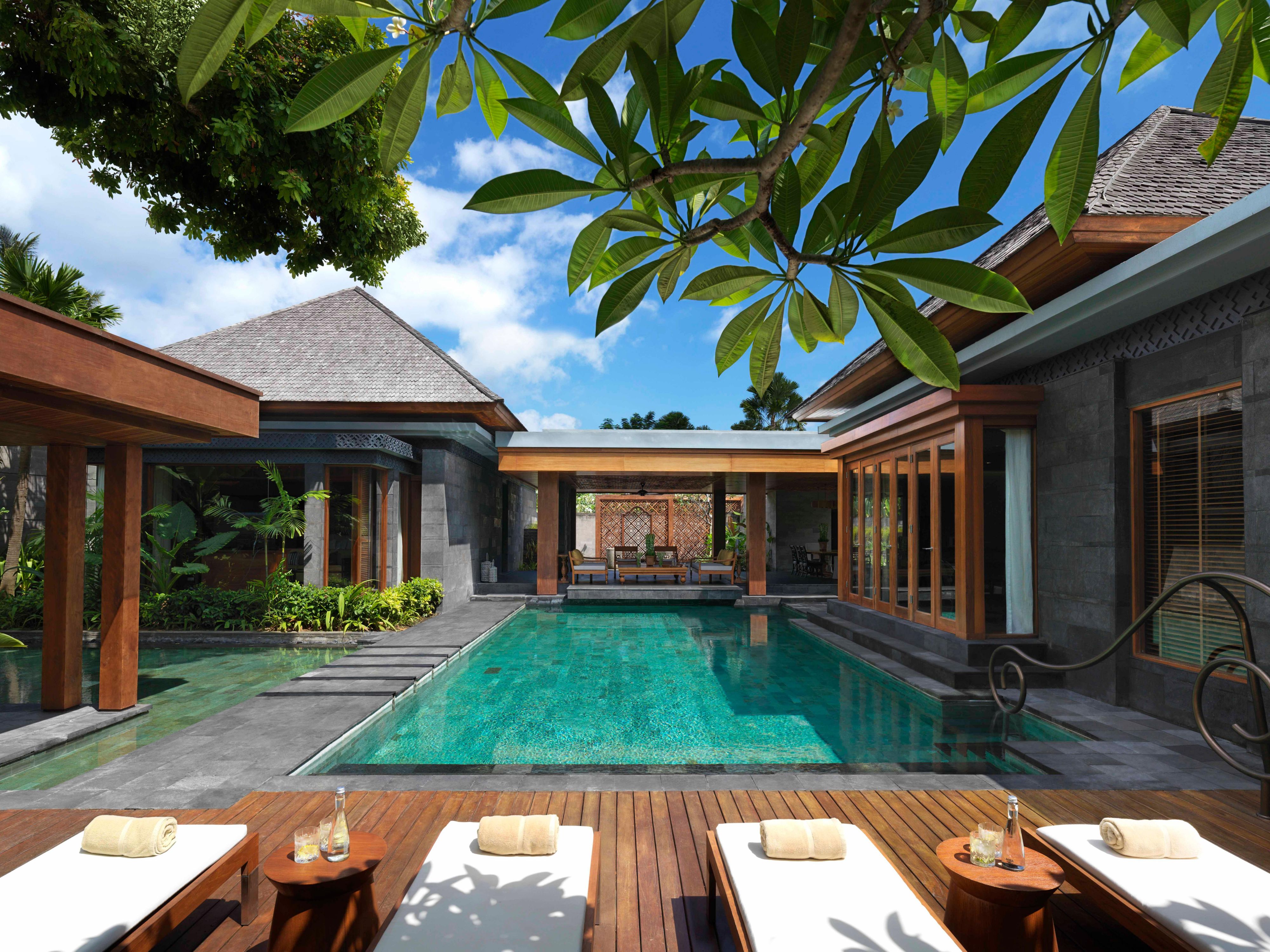 Our Seminyak Beach Resort’s design-led concept is infused with local stories and reflects the evocative culture of our surroundings. Striking geometric patterns carved in the wood make distinctive traditional accents throughout the property and are inspired by the Balinese Songket weavings that decorate our beautifully crafted living spaces.