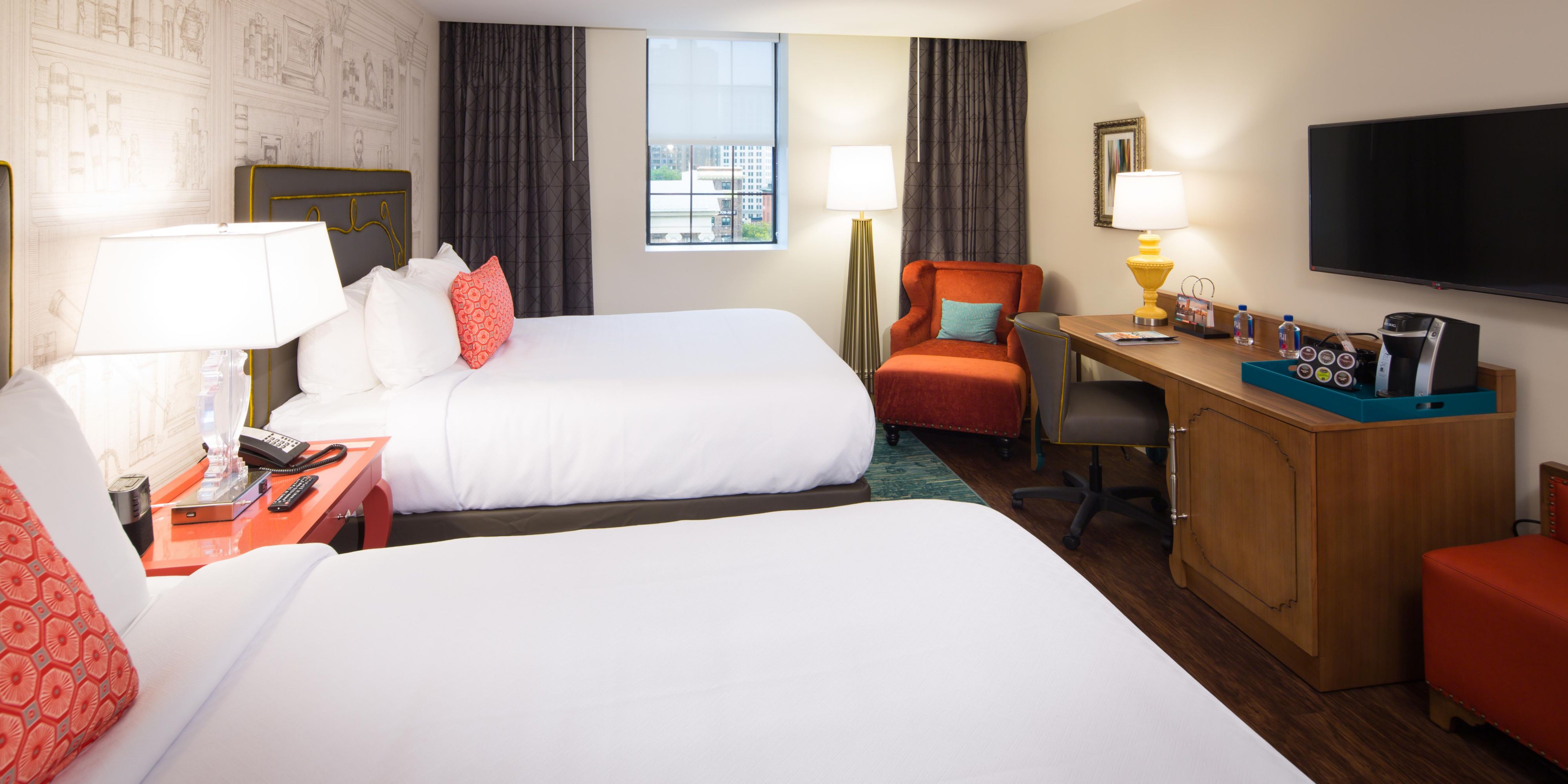 Double Queen Bedded Room at Hotel Indigo Baltimore Hotel Downtown