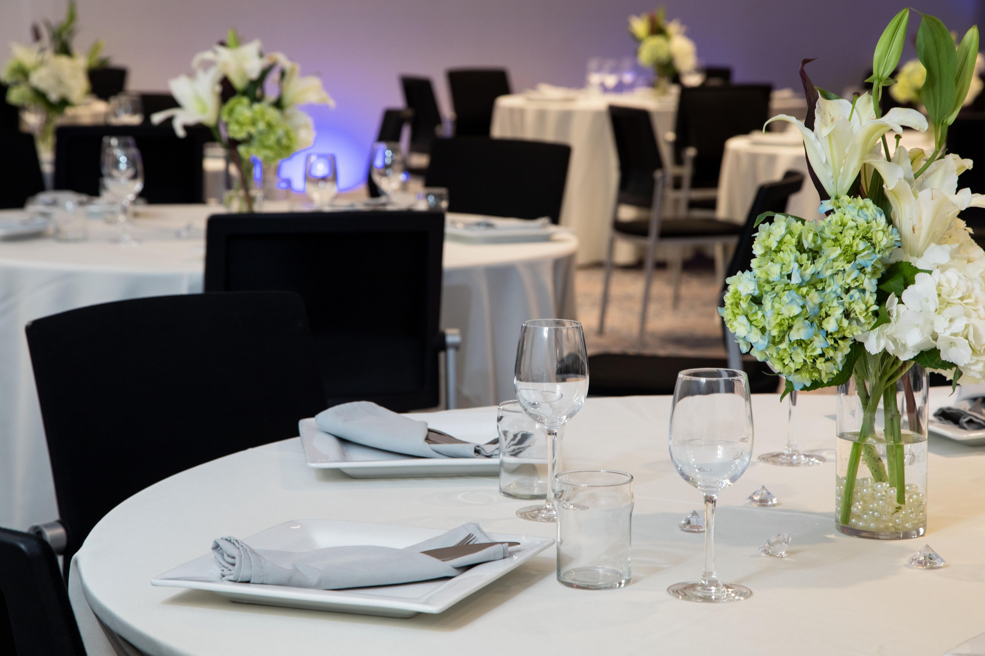 Flexible meeting space for events.