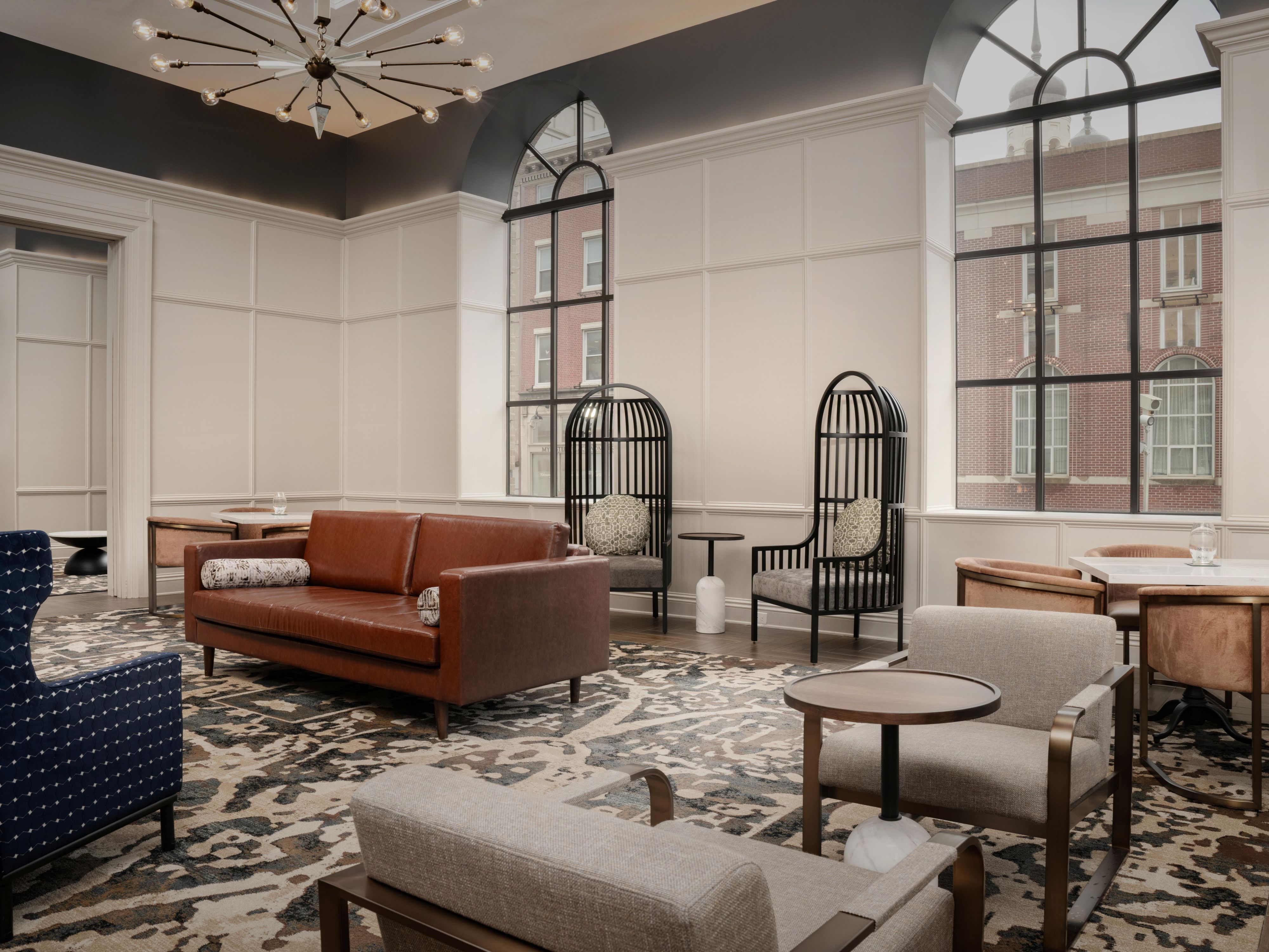 Unwind in our quiet and relaxing library.