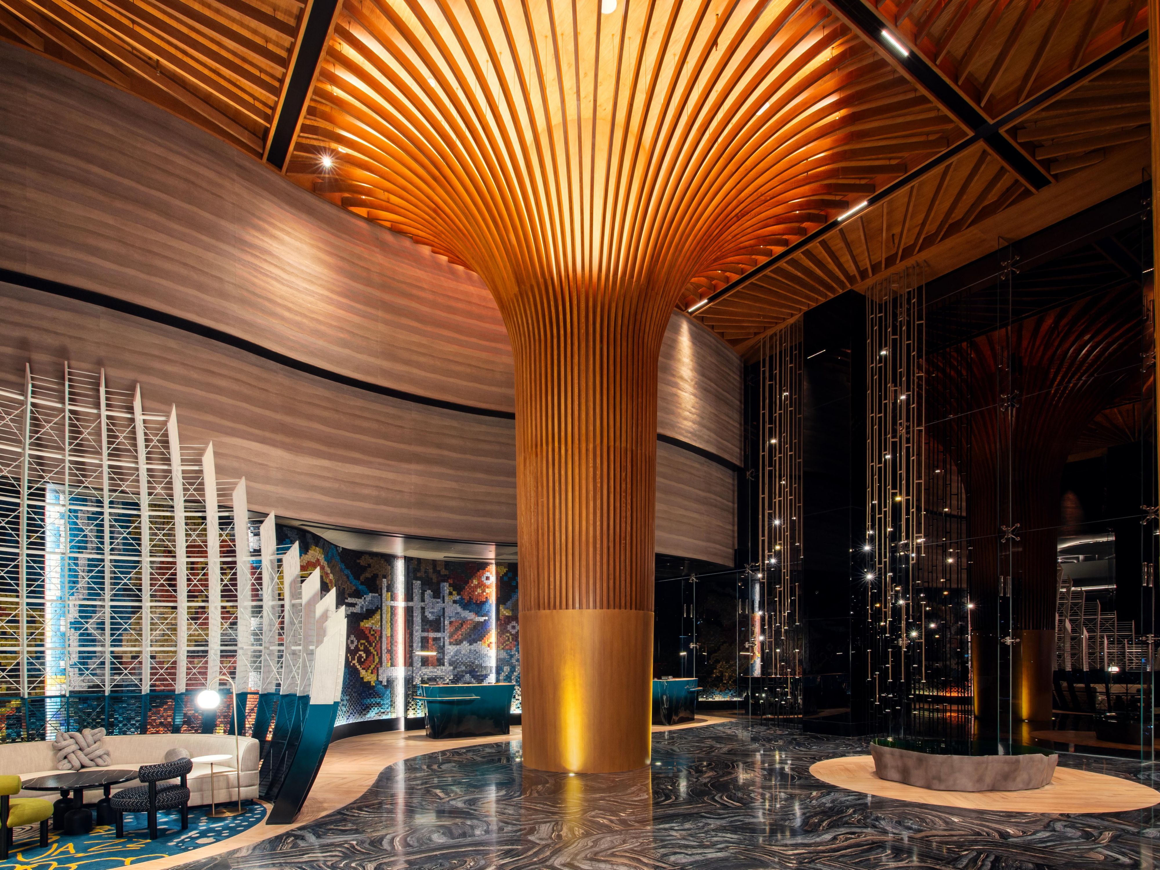 Lobby Hotel Indigo Bandung Dago Pakar