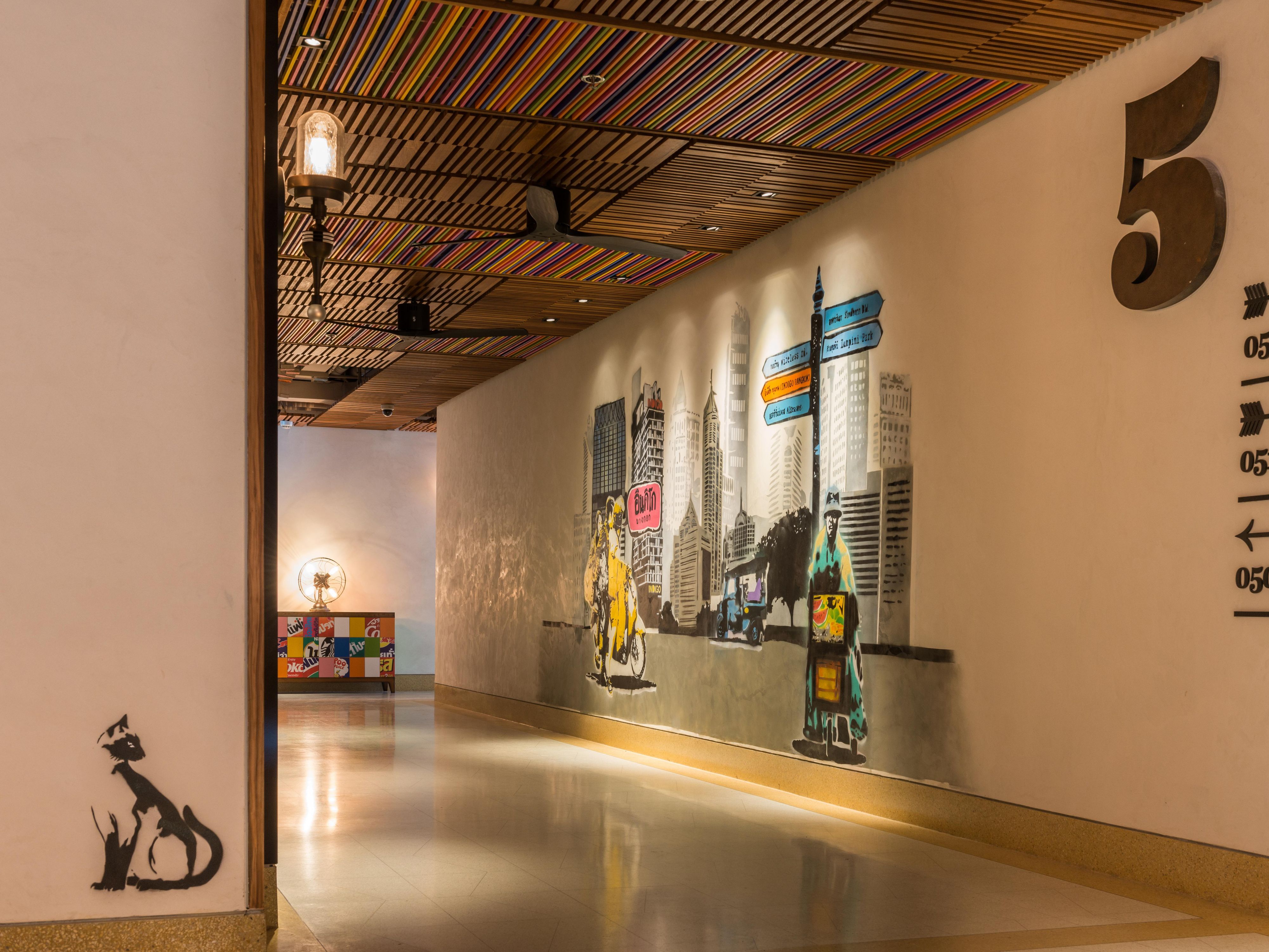 We love to be artistic - even in our hallways!