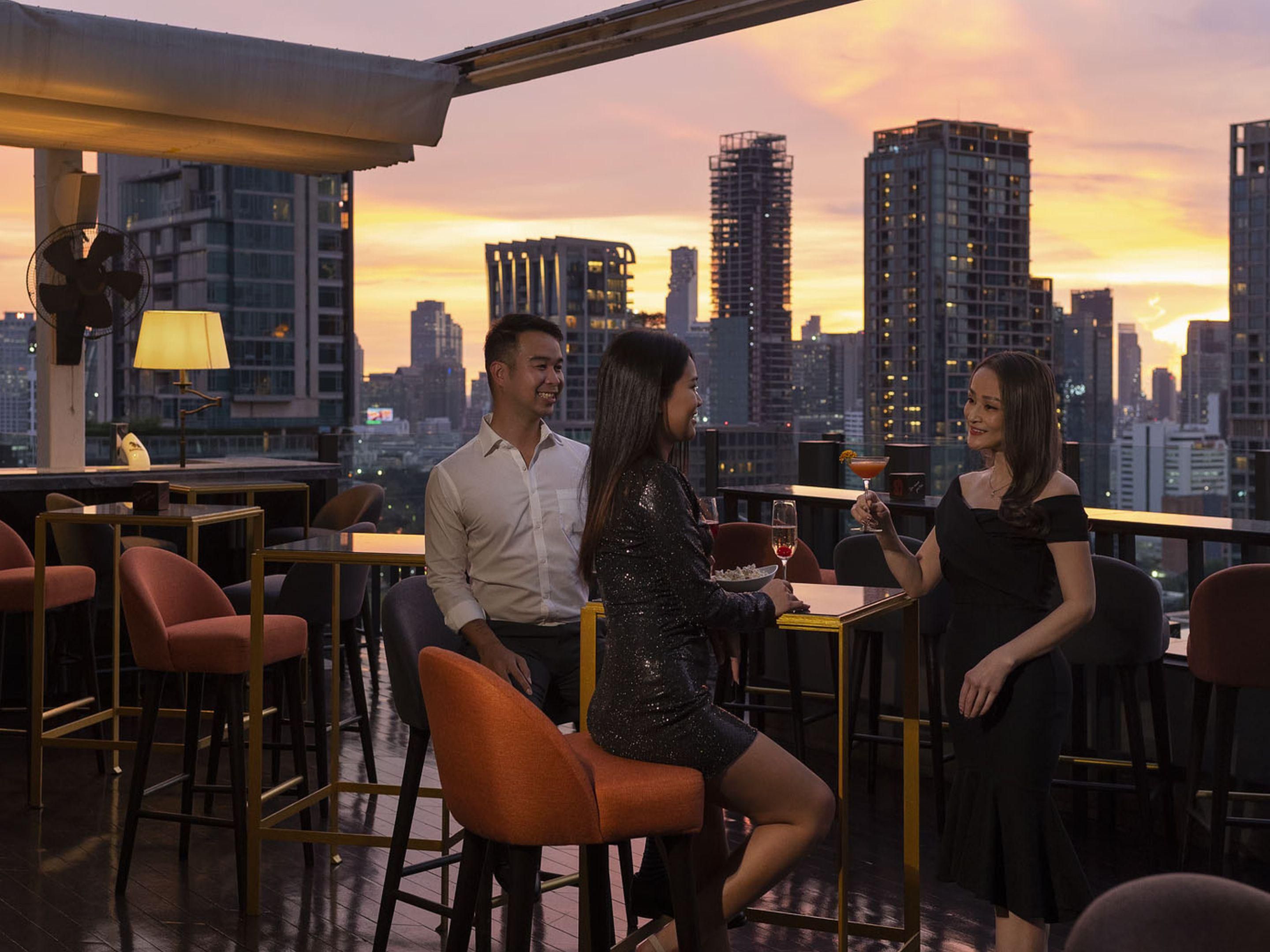 Skyline Sipping at CHAR Rooftop Bar