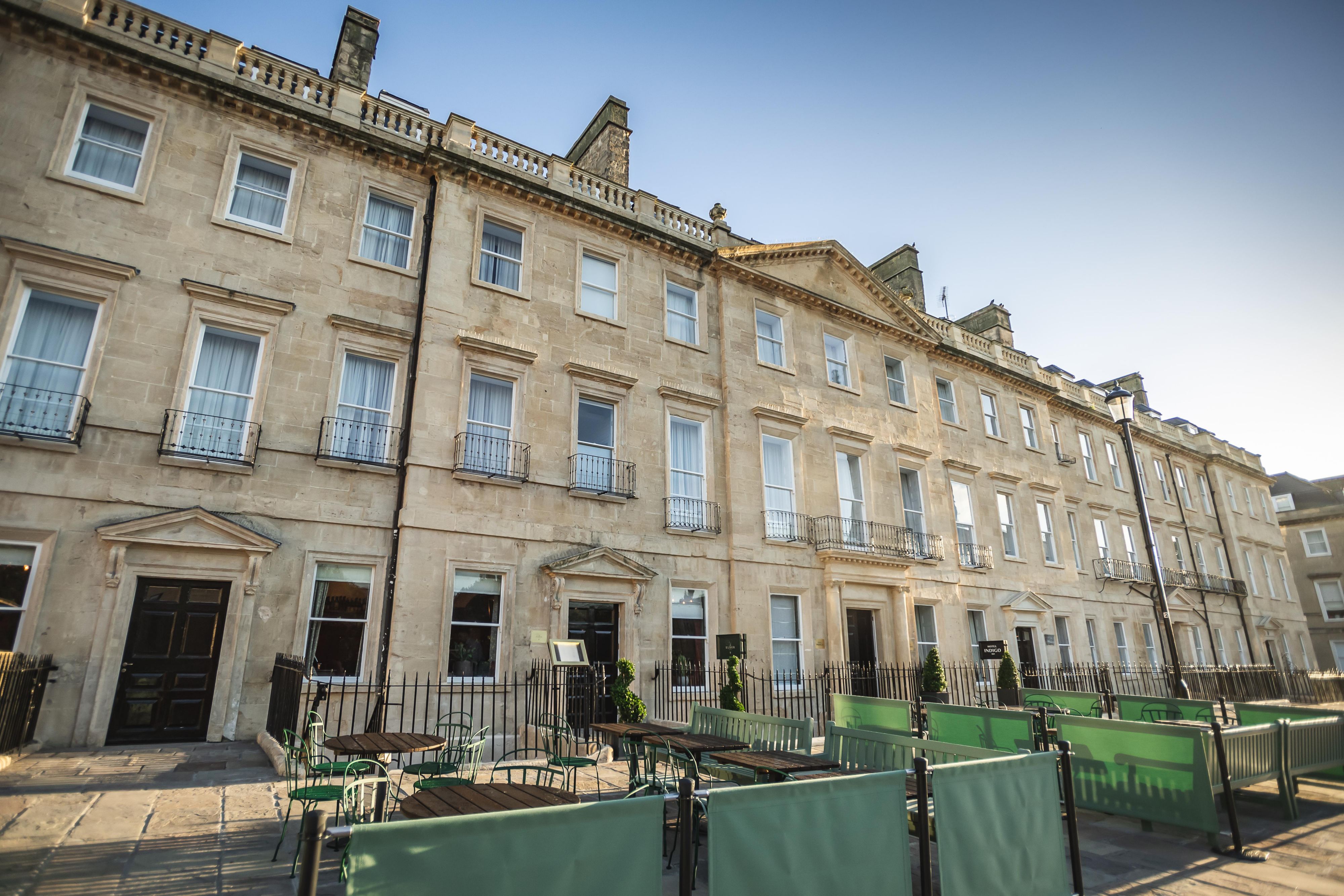 Sip on a cocktail, or enjoy a light bite, whilst basking in the summer sunshine beside the honey coloured Georgian architecture of Hotel Indigo Bath. The Terrace is open during the Summer months only.