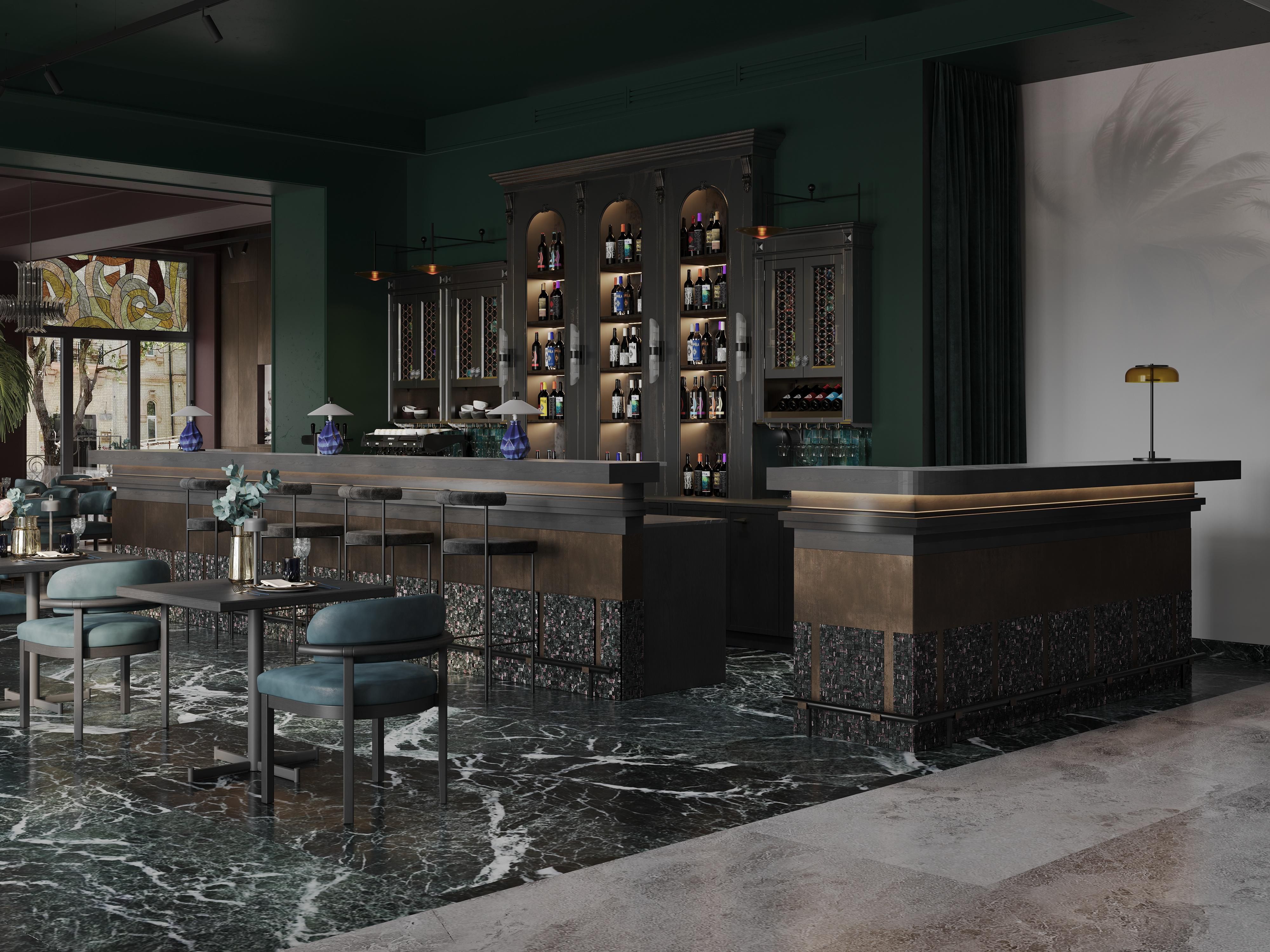 Nuestro bar ofrece una cuidada selección de cócteles exclusivos y una amplia variedad de bebidas premium. El ambiente acogedor y elegante lo convierte en el lugar perfecto para relajarse y disfrutar de un ambiente verdaderamente local.