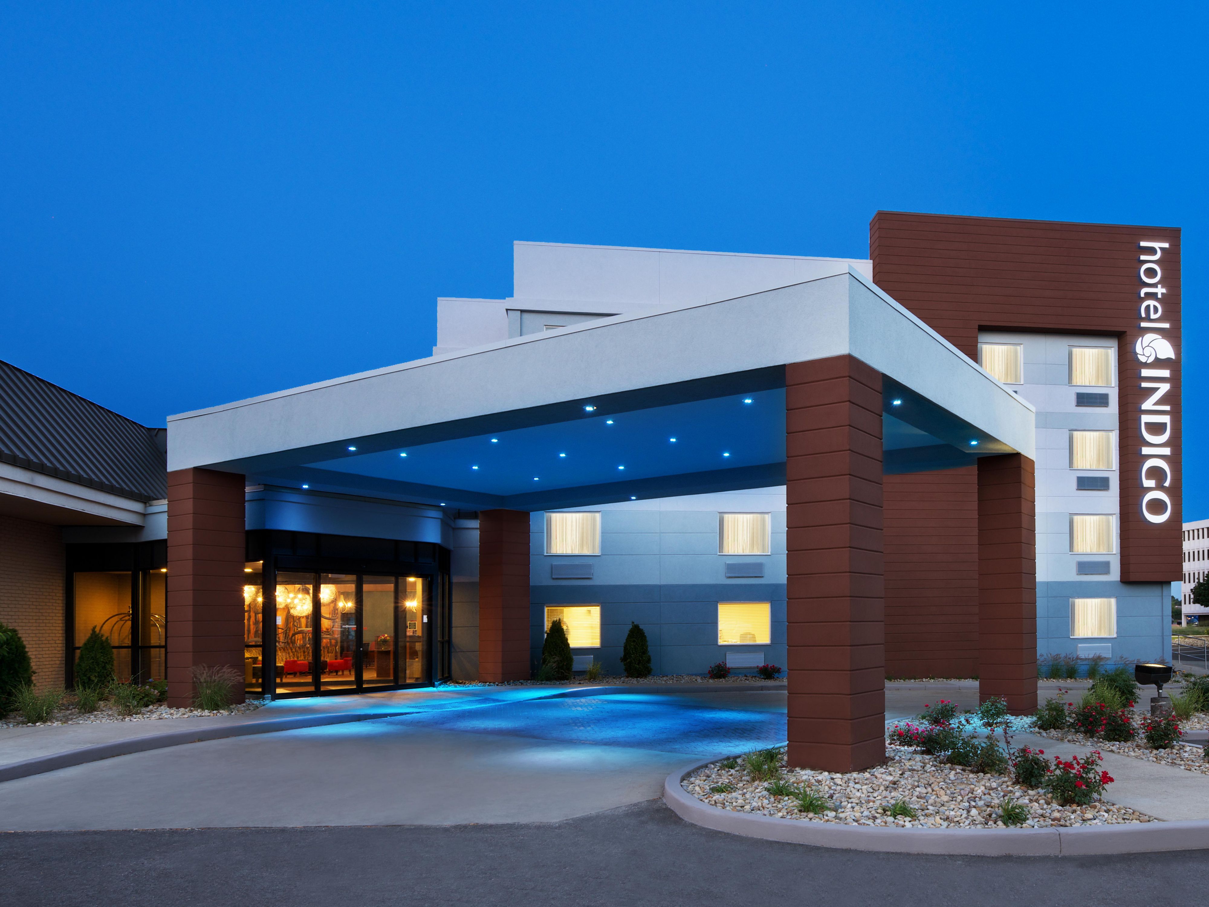 Enjoy the unique lighting display upon arrival