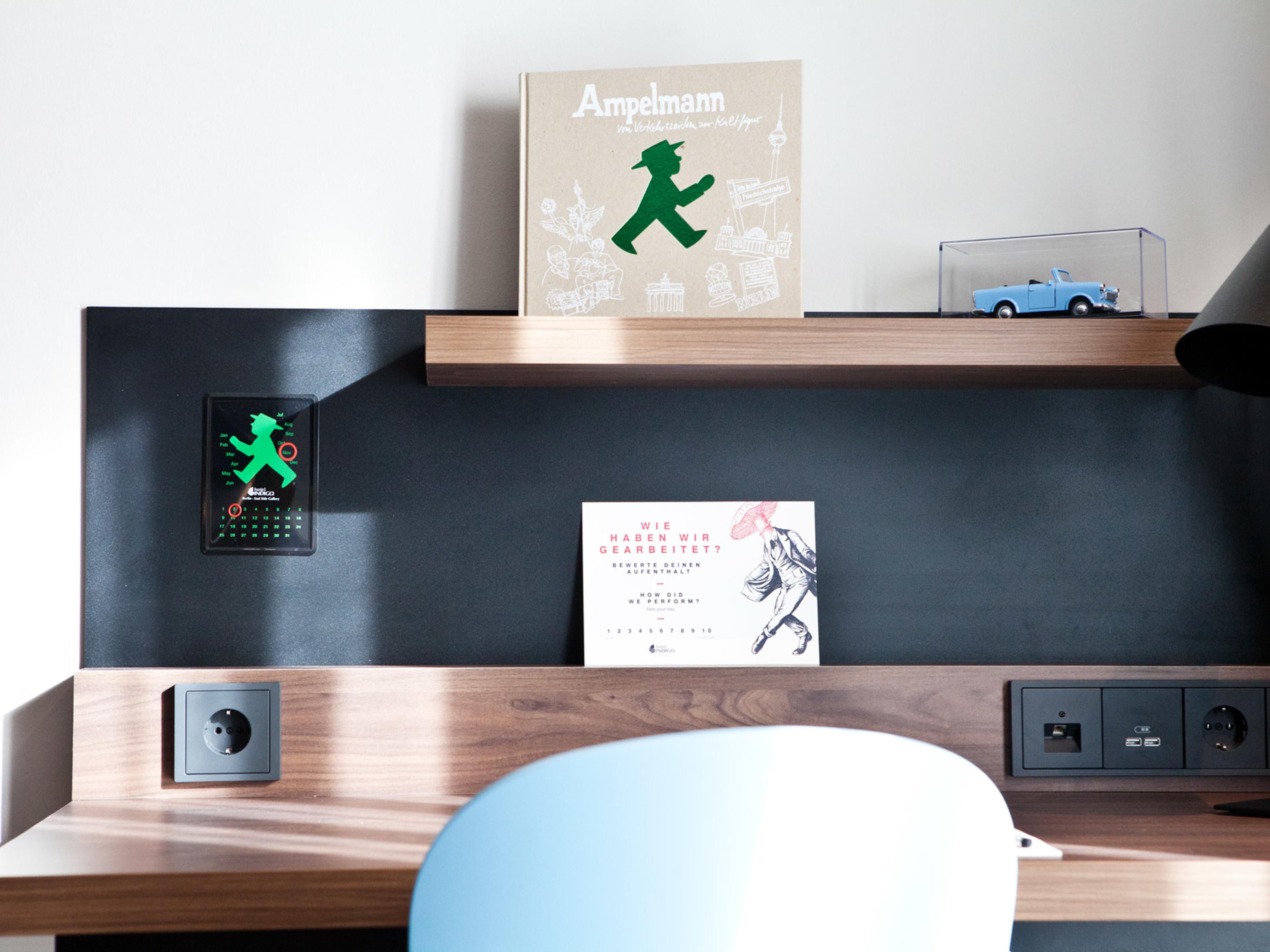 All our rooms have a unique piece of Berlin inspired decoration