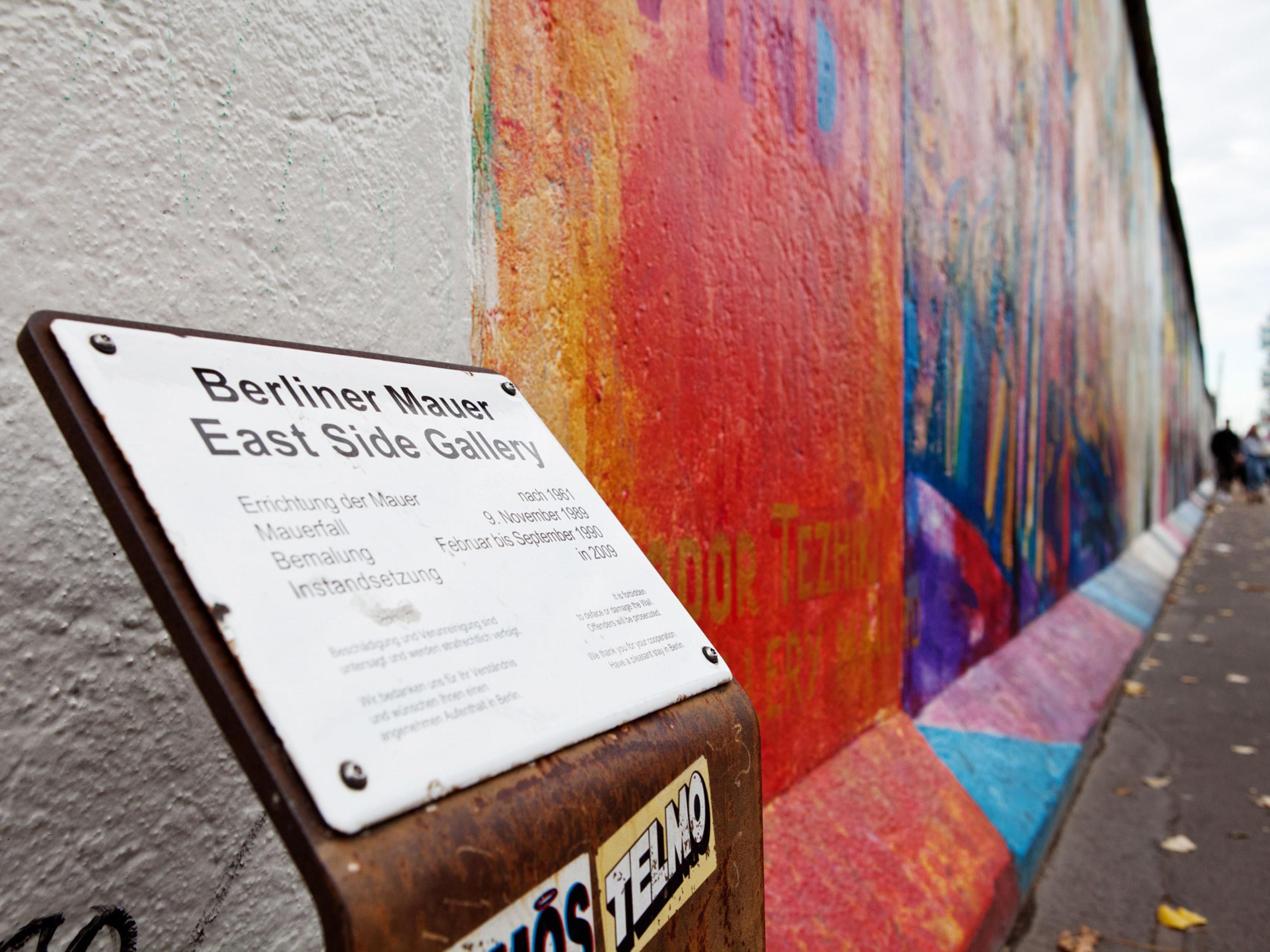 Right next to our Hotel Indigo Berlin - East Side Gallery, you will find the longest open-air gallery in the world with 1.316 metres. In 1990, 118 Artists from 21 countries painted the Berliner Wall. The images express the joy that greeted the fall of the Berlin Wall.
