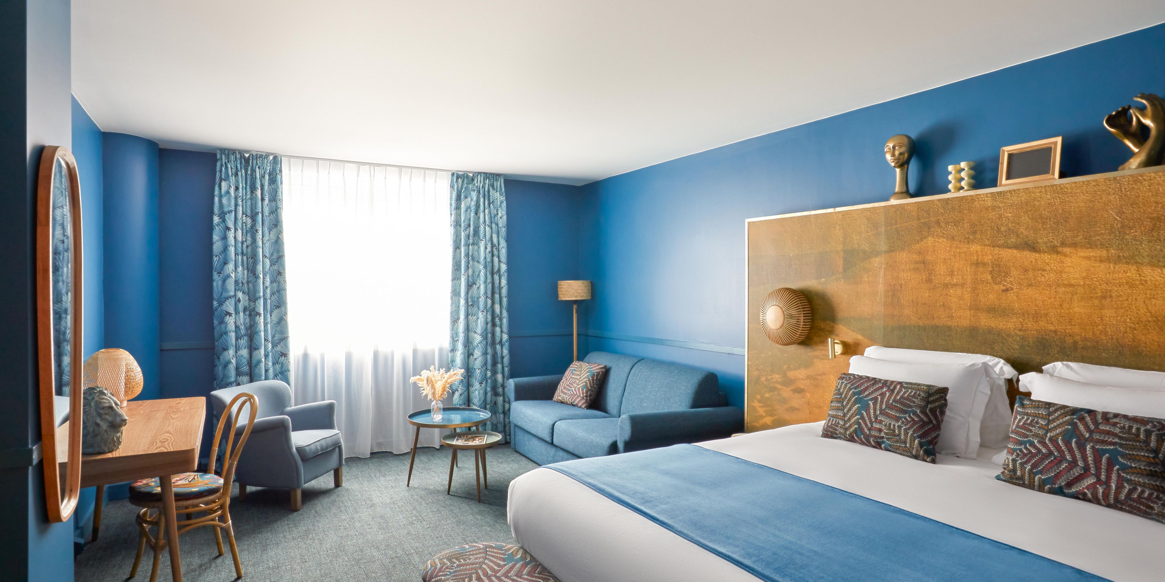 Relaxe em quartos espaçosos que captam o espírito artesanal de Bordéus