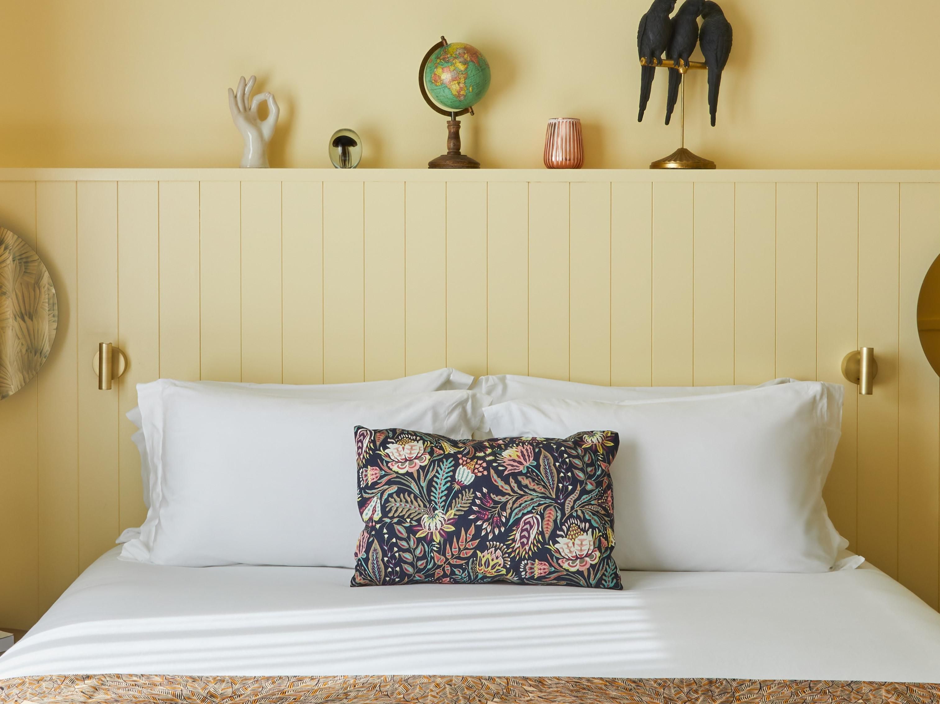 Rest in spacious guest rooms with natural light