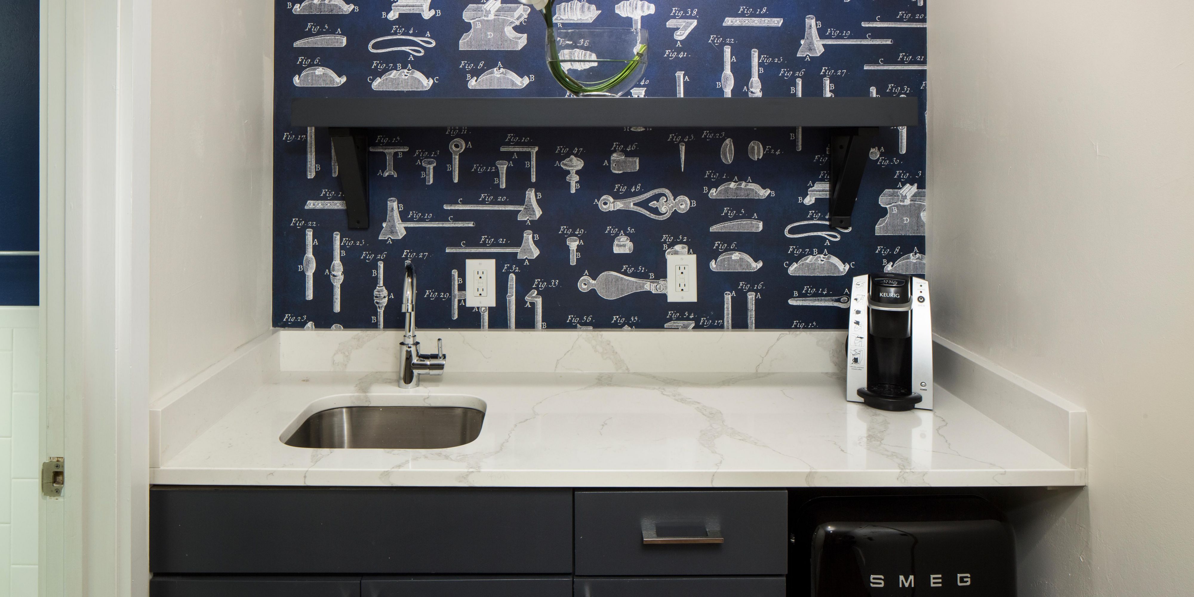 Our Suites and Premium rooms have a wet bar and mini fridge.