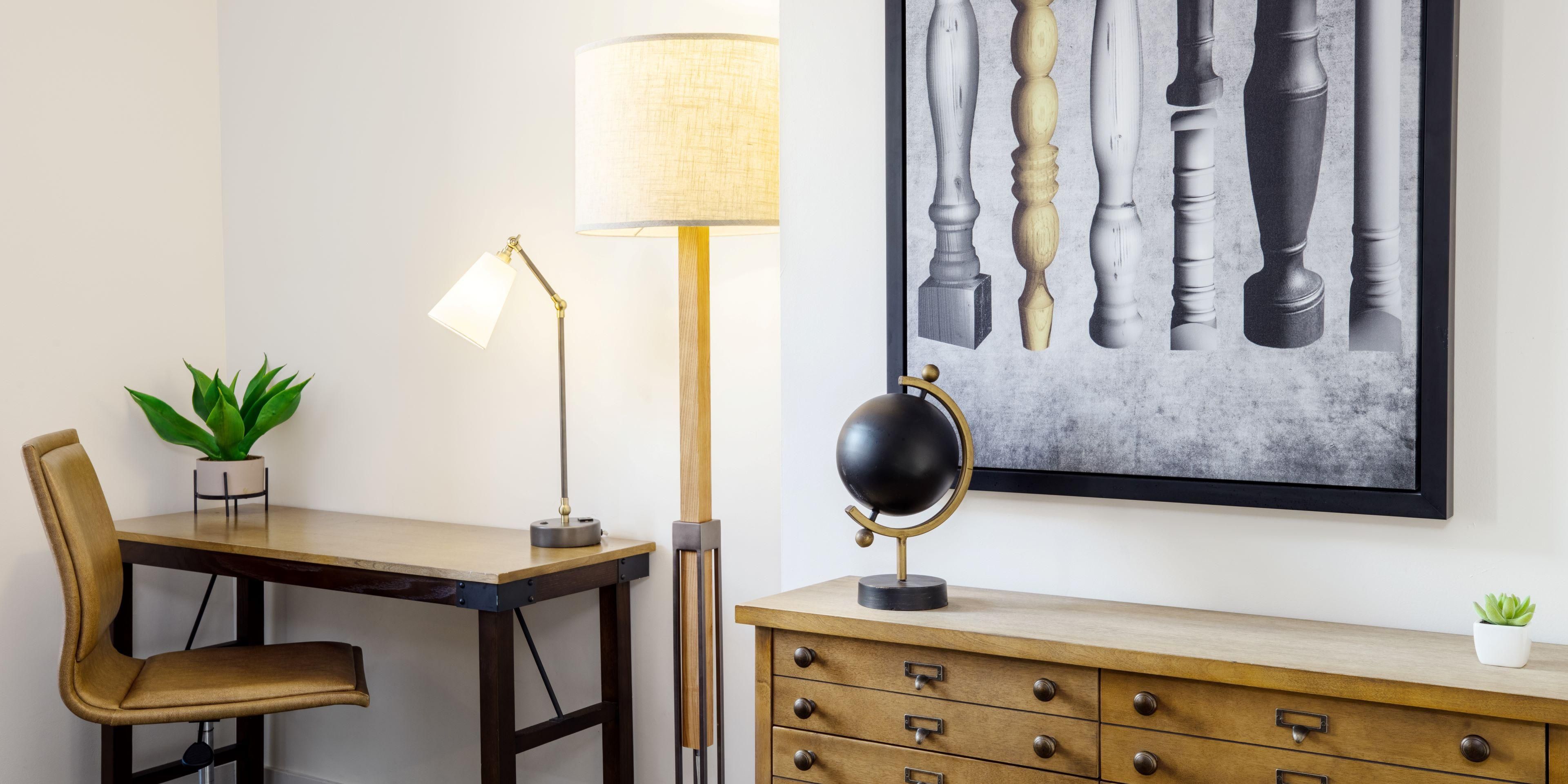 Our guestrooms continue to evoke the craftsmen of past and present
