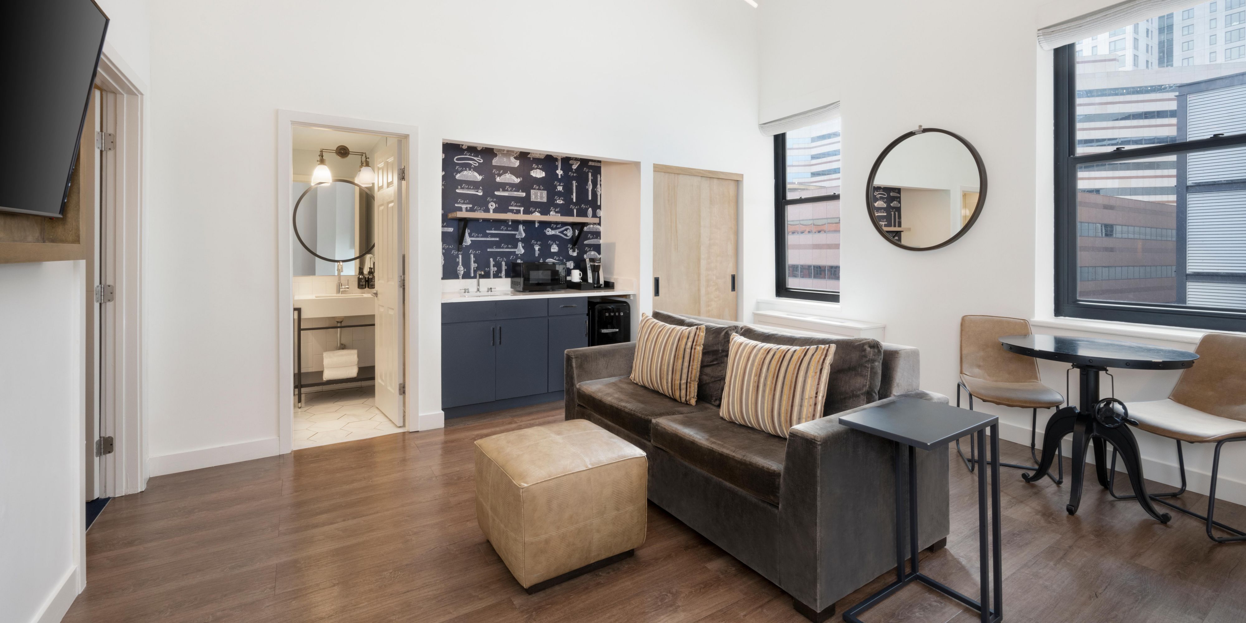 Enjoy convenient amenities in our comfortable suite.