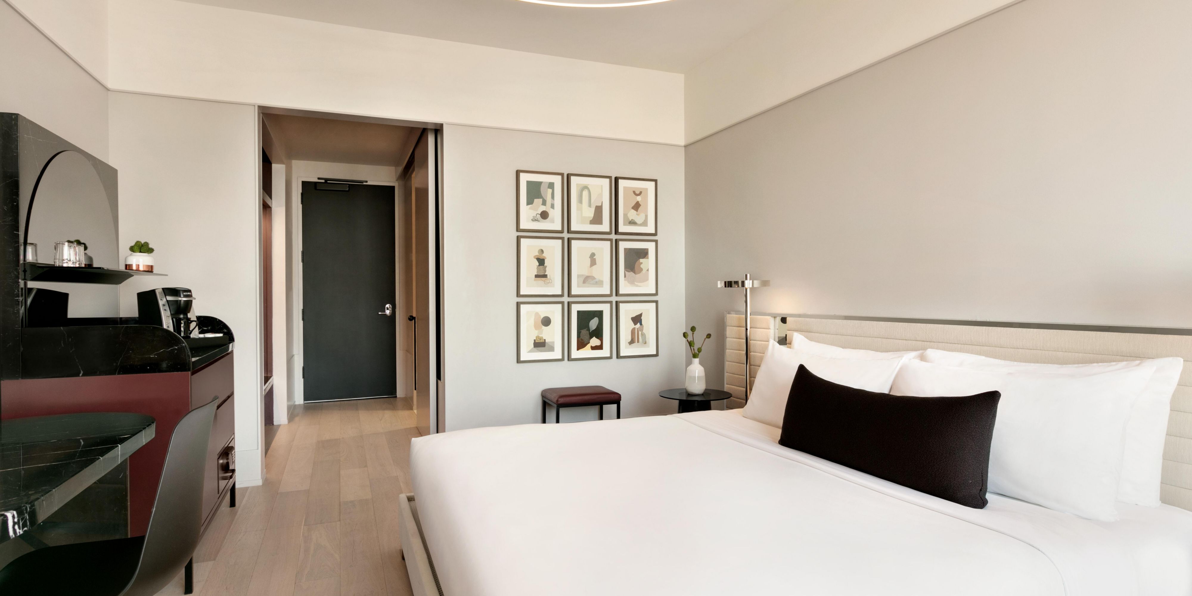 Unwind in your room after a day of exploring NYC.