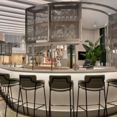 Grab your morning coffee from our barista bar in the lobby lounge.