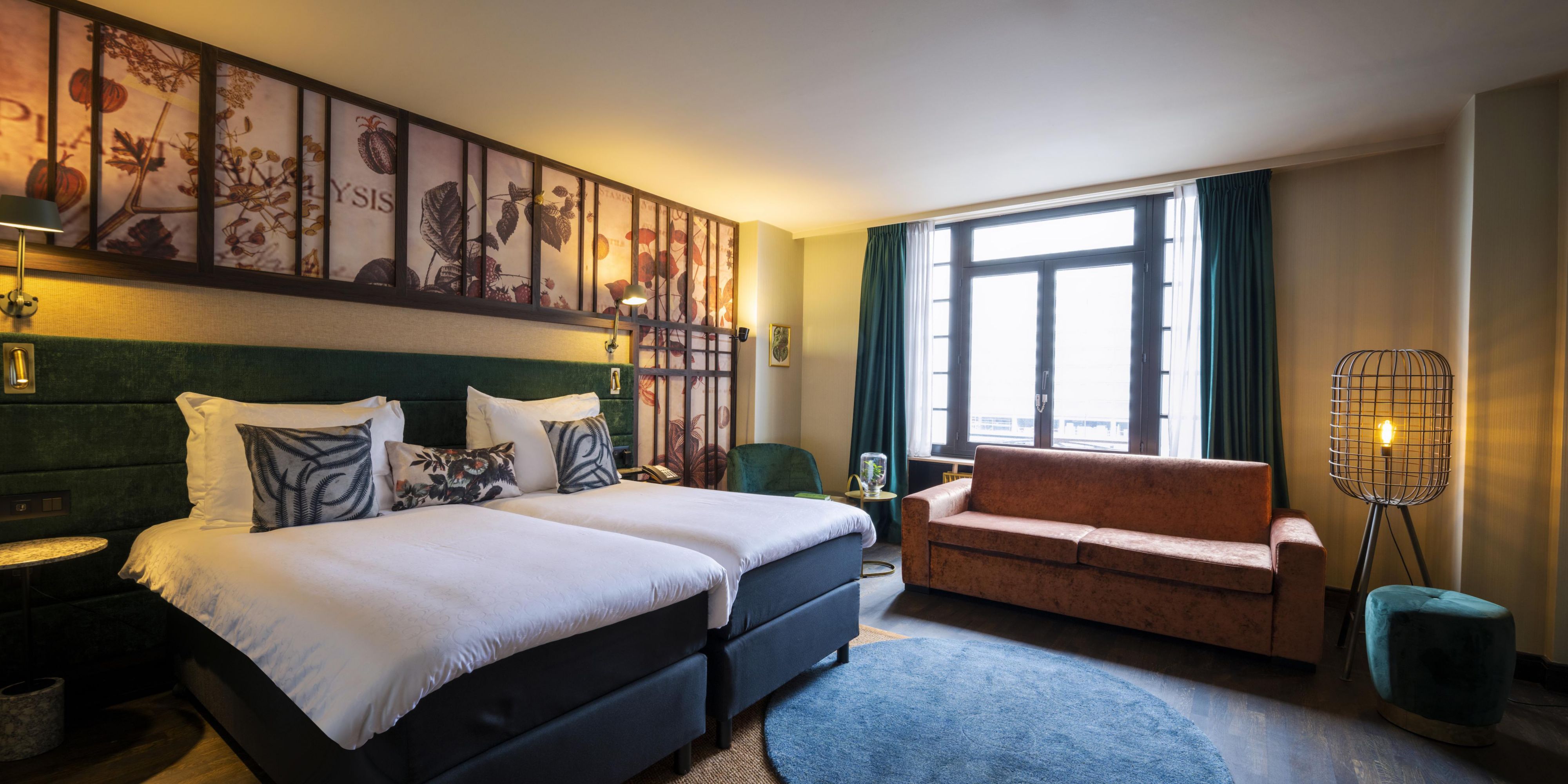 Our Twin Room with sofabed is perfect for families or small groups
