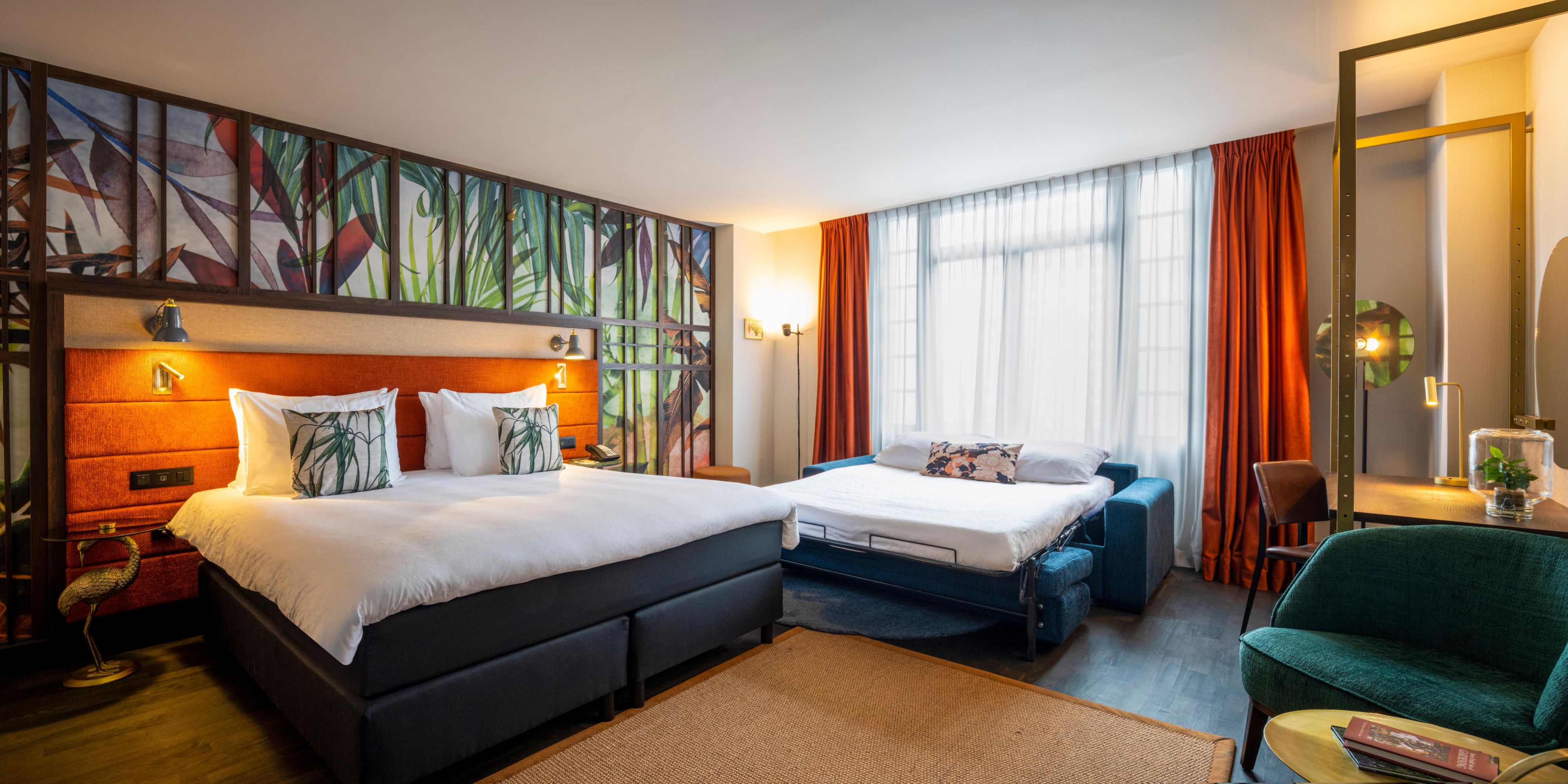 Our spacious Premium King Room with Sofabed is a tropical paradise