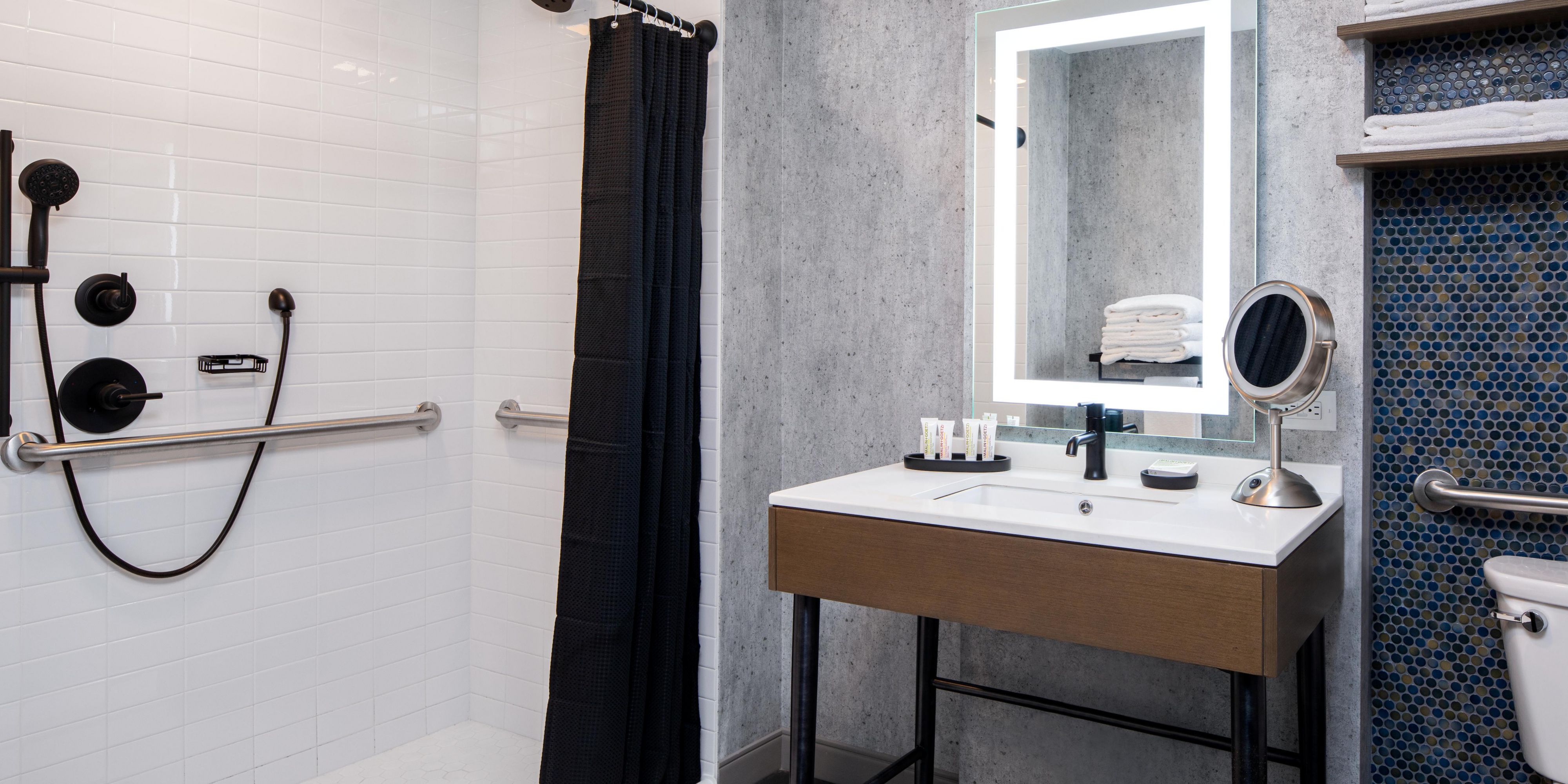 Wheelchair Accessible, Spa-inspired bathroom