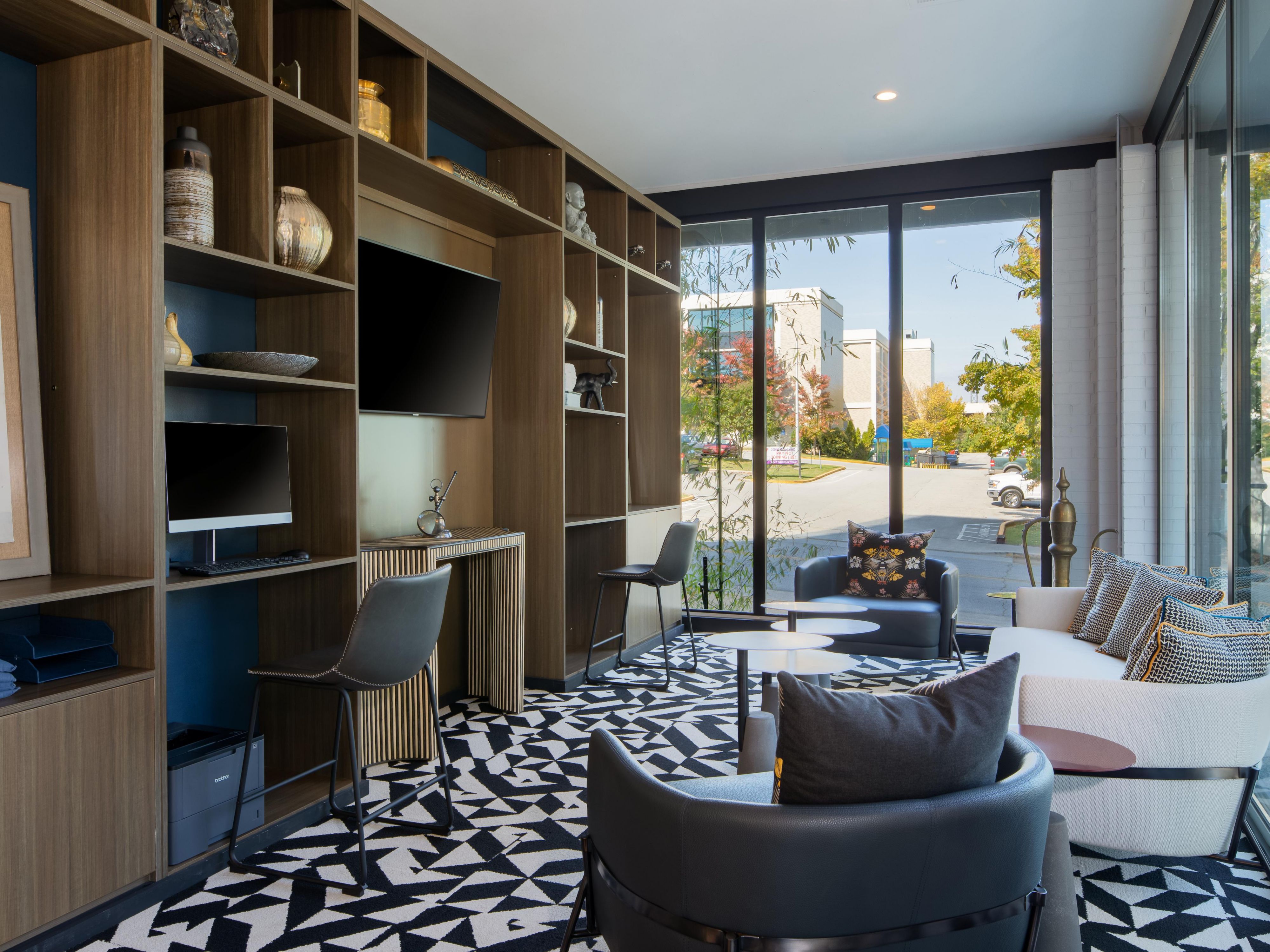 Our 24-hour Business Center is quiet and convenient for guests!