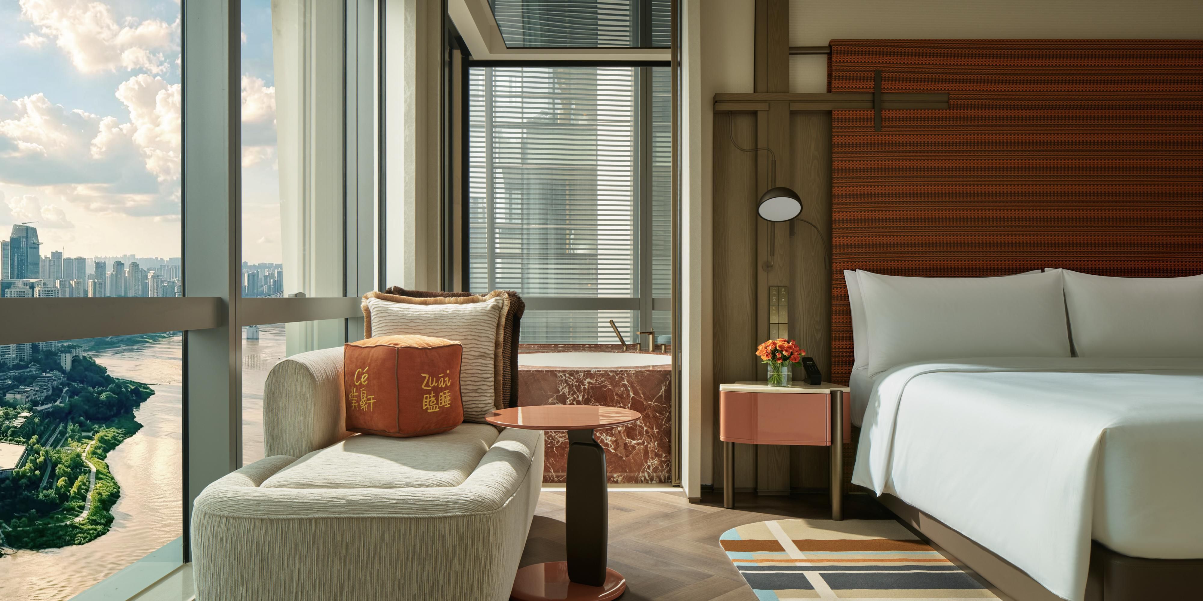 1 Suite con camera da letto 1 King River View