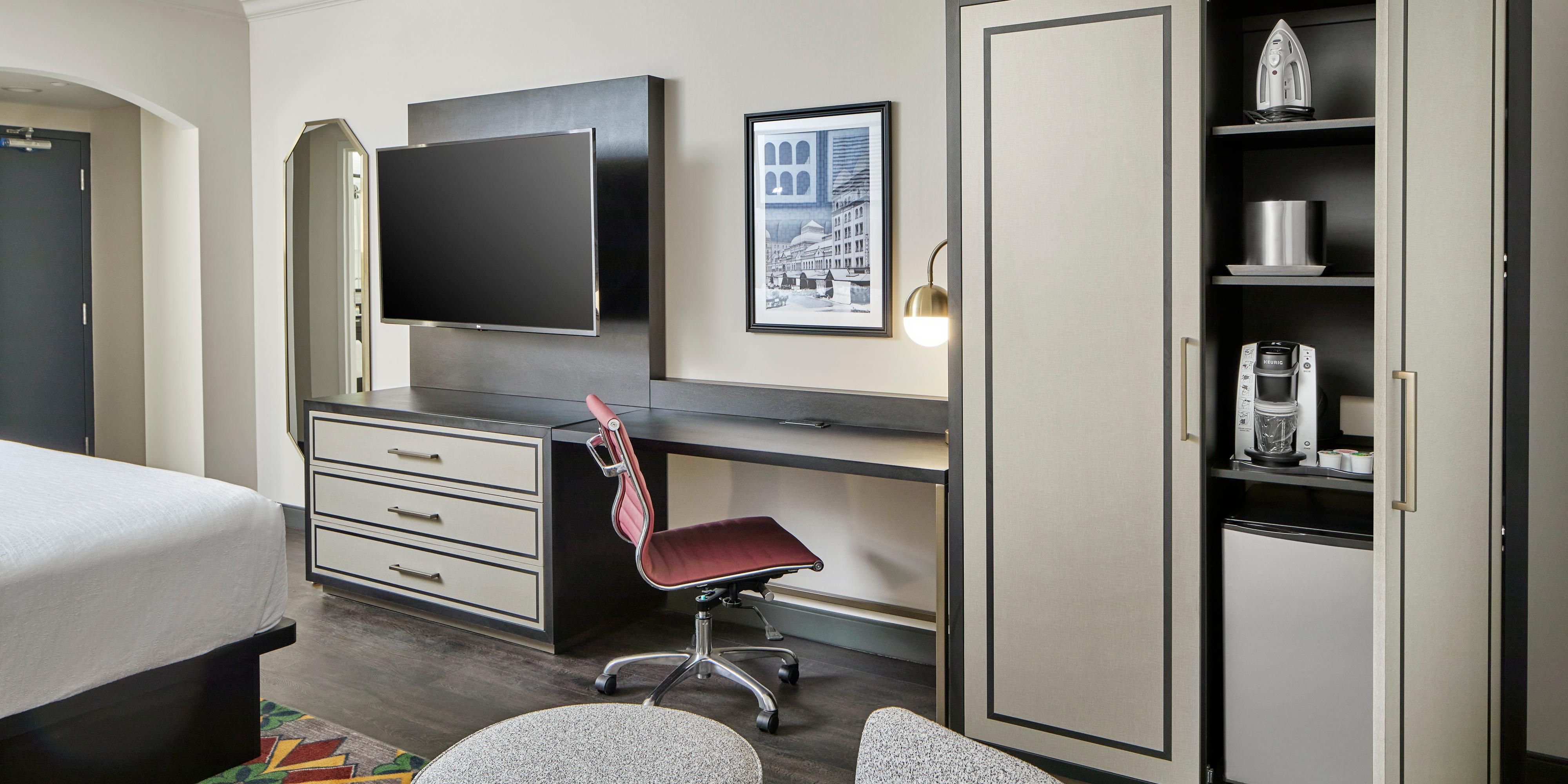 You'll find everything you need in our newly renovated guest rooms