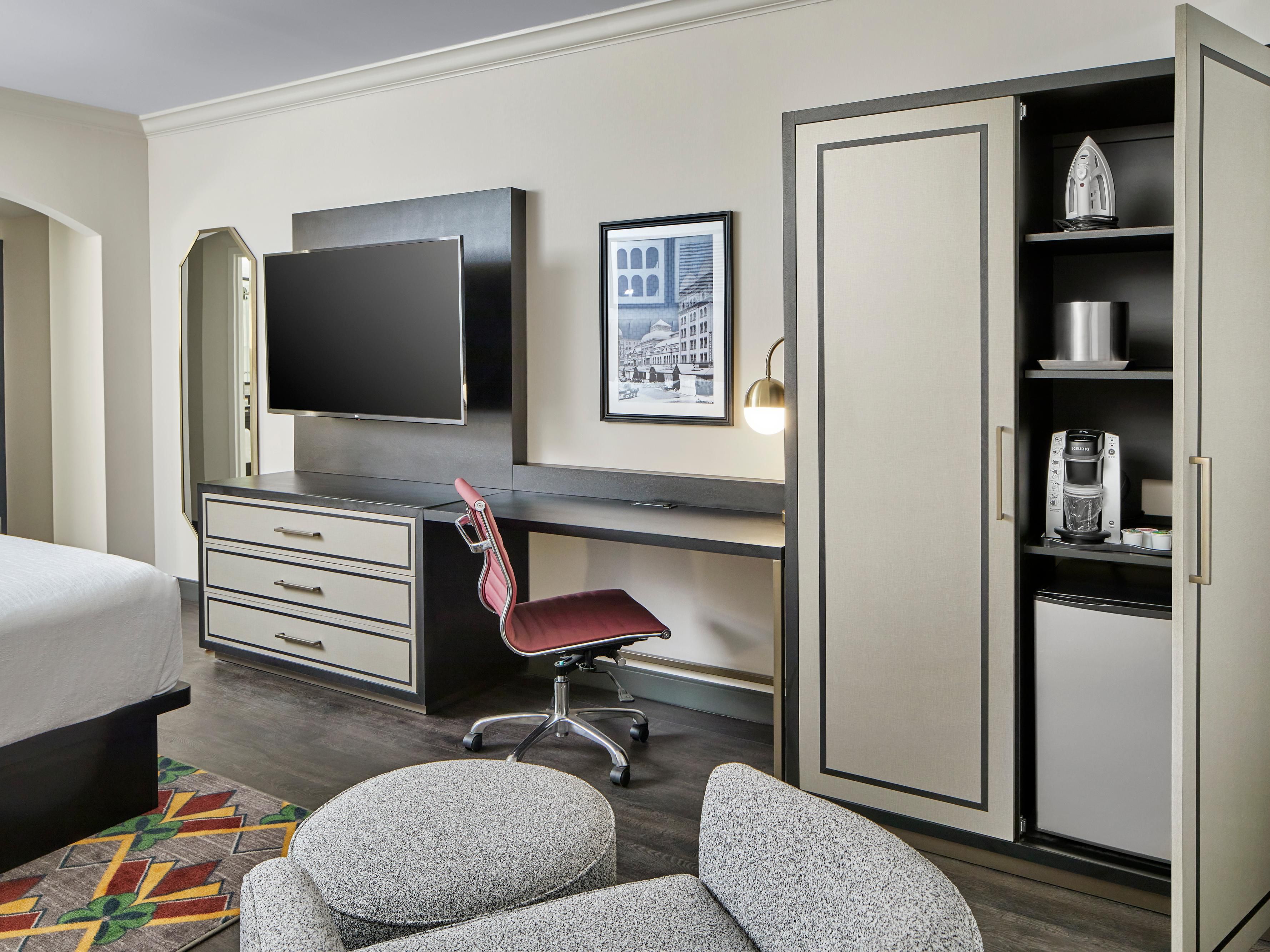 You'll find everything you need in our newly renovated guest rooms