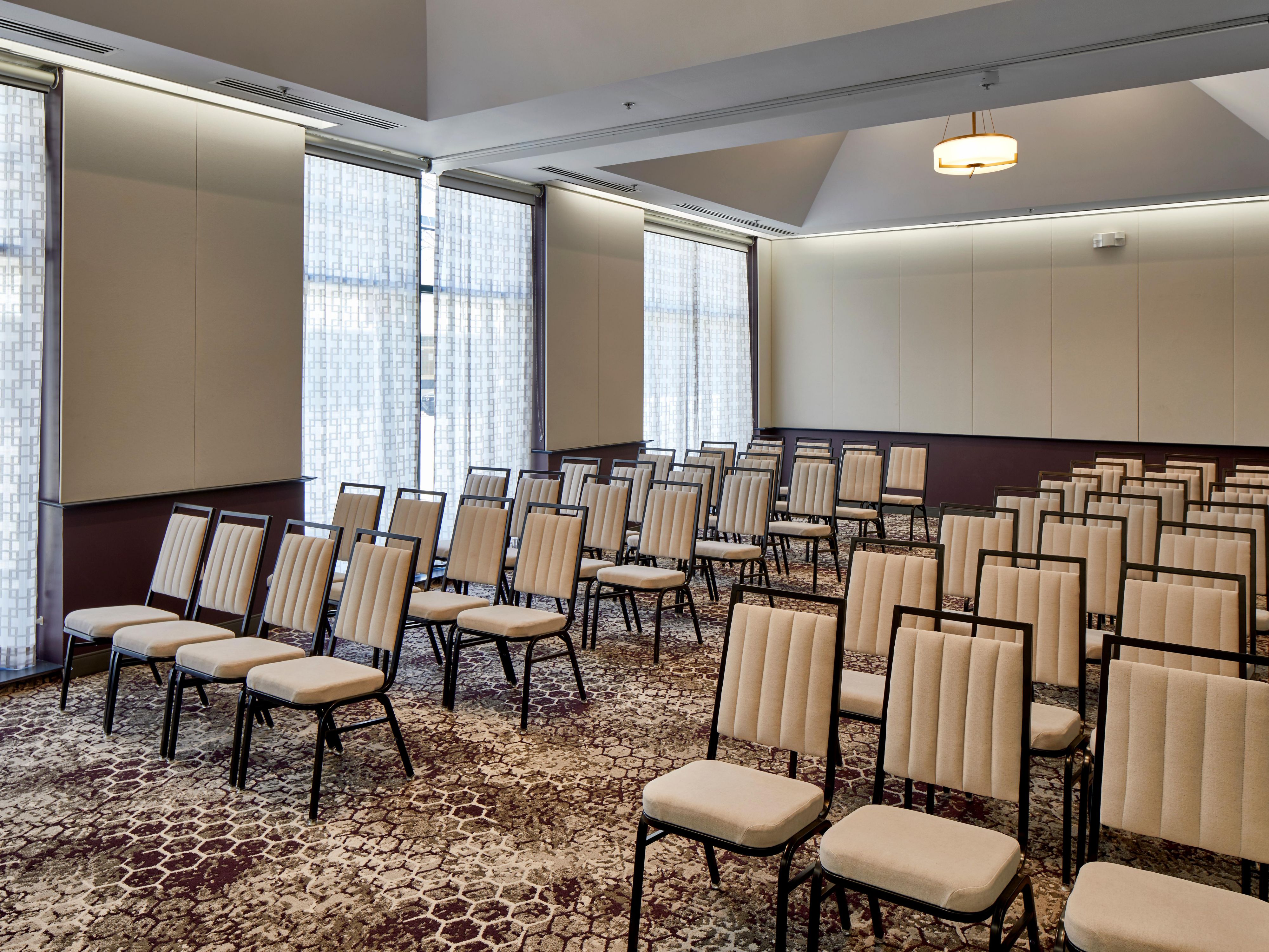 Impress your friends, family and colleagues by hosting your event in one of the 4 meeting rooms. We proudly feature 3504 square feet of space that’s ideal for private parties, wedding receptions, business conferences and more.