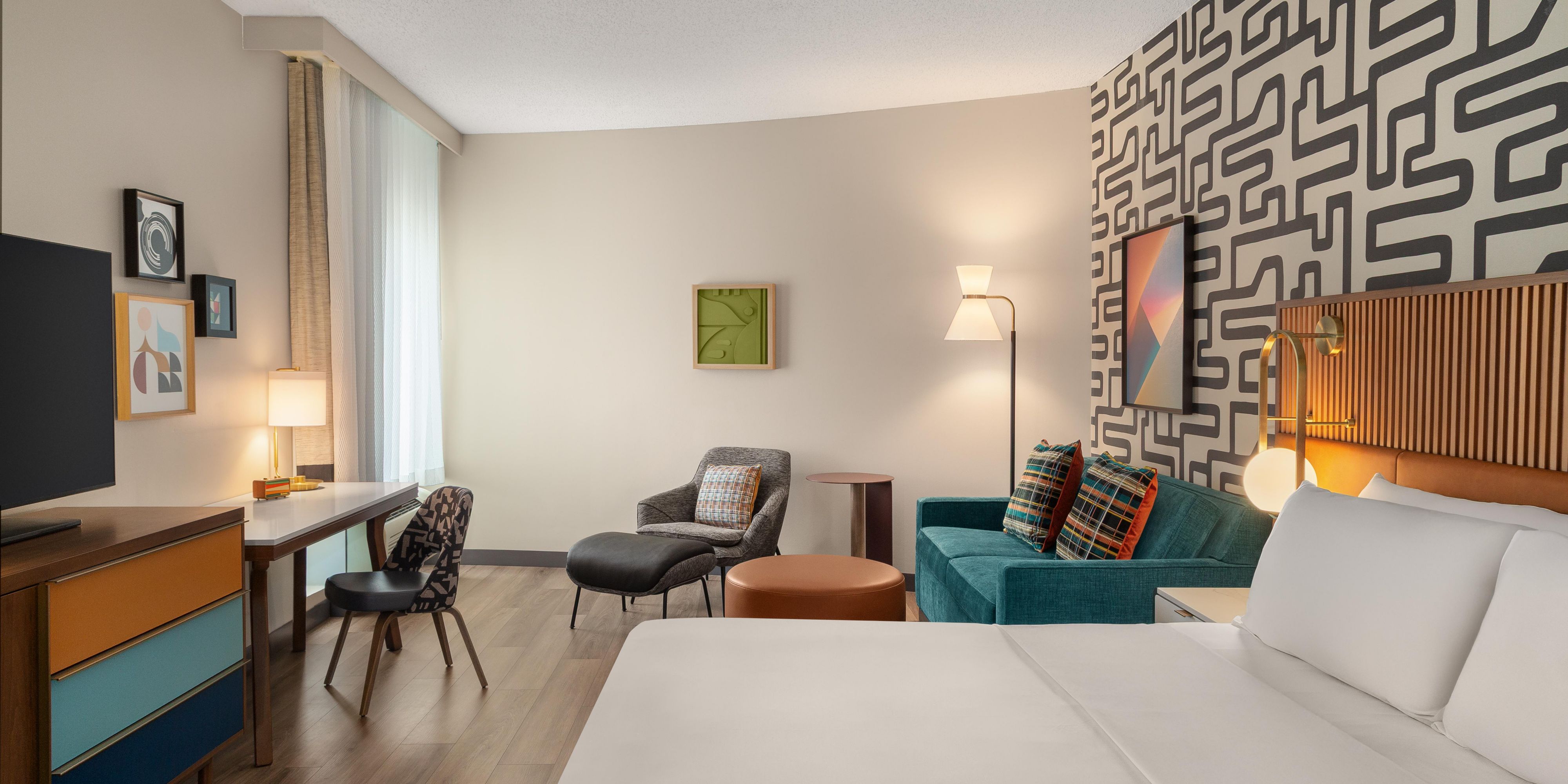 Extra space without sacrificing style; work, rest, sleep all here.