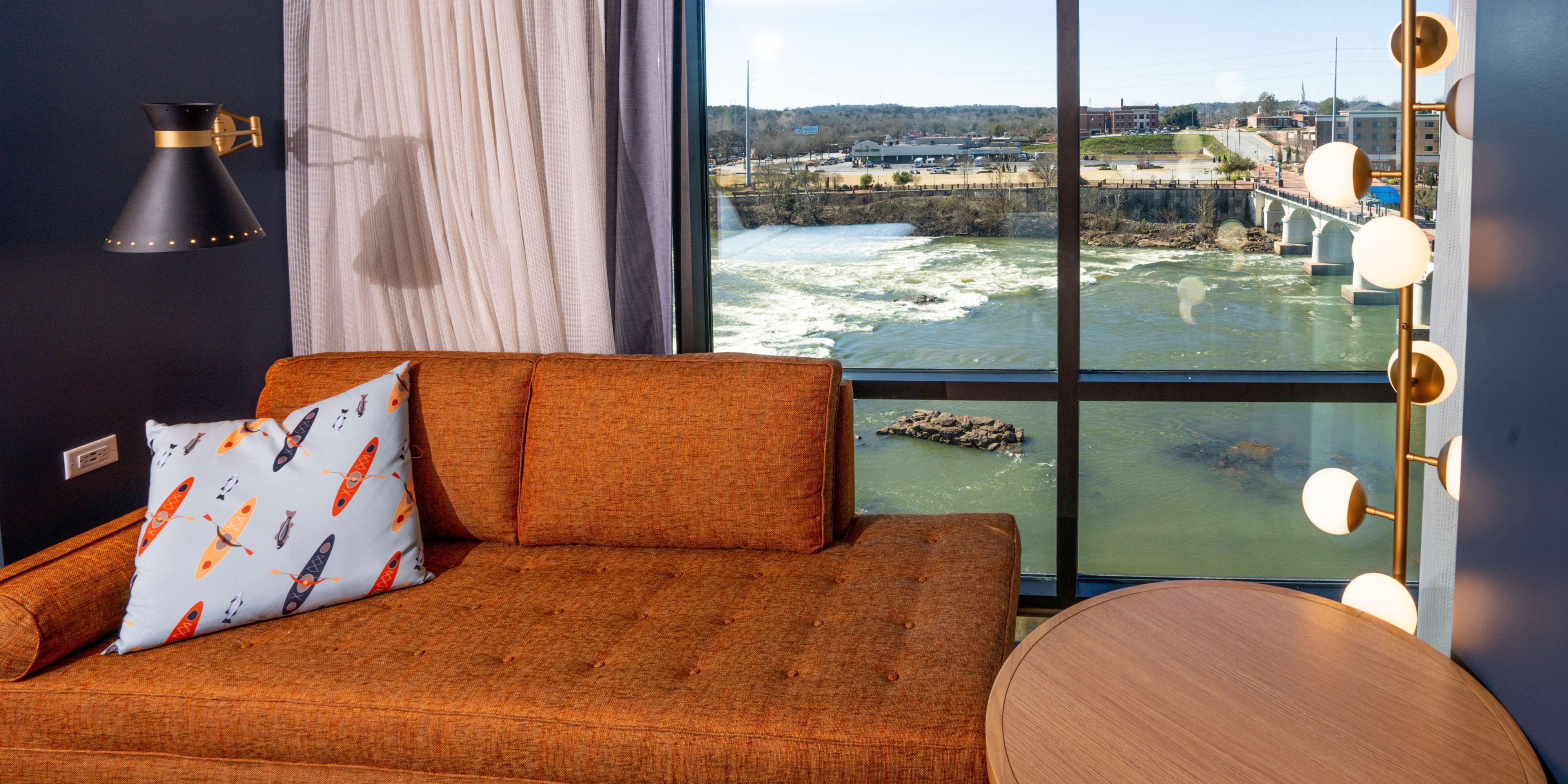 Enjoy the energy of the rushing rapids of the Chattahoochee River!