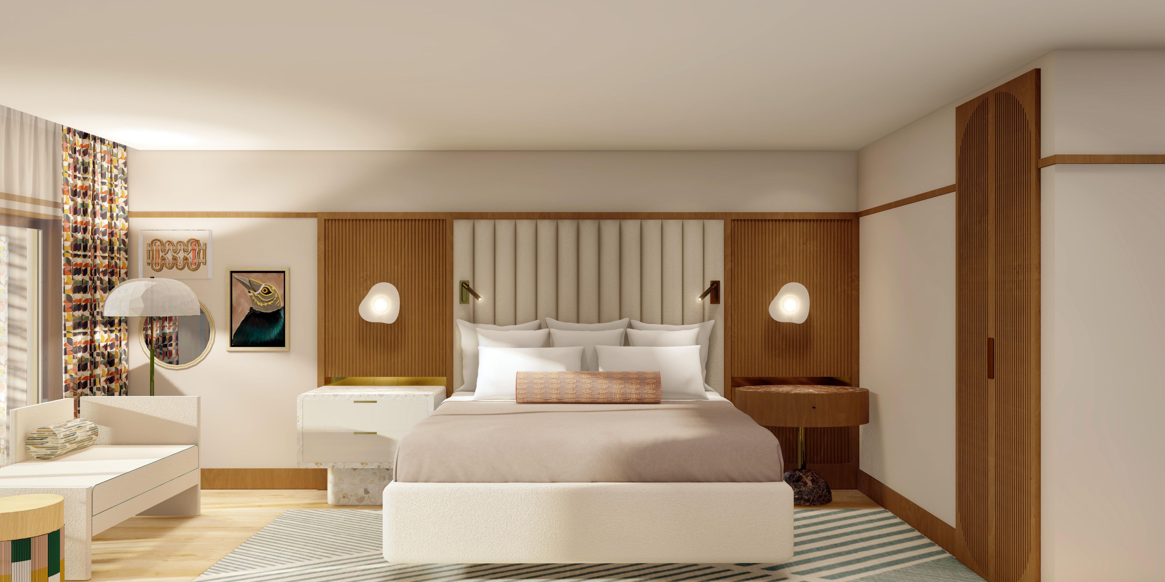 Unwind in a coastal-inspired room with 1 King or 2 Queens beds.