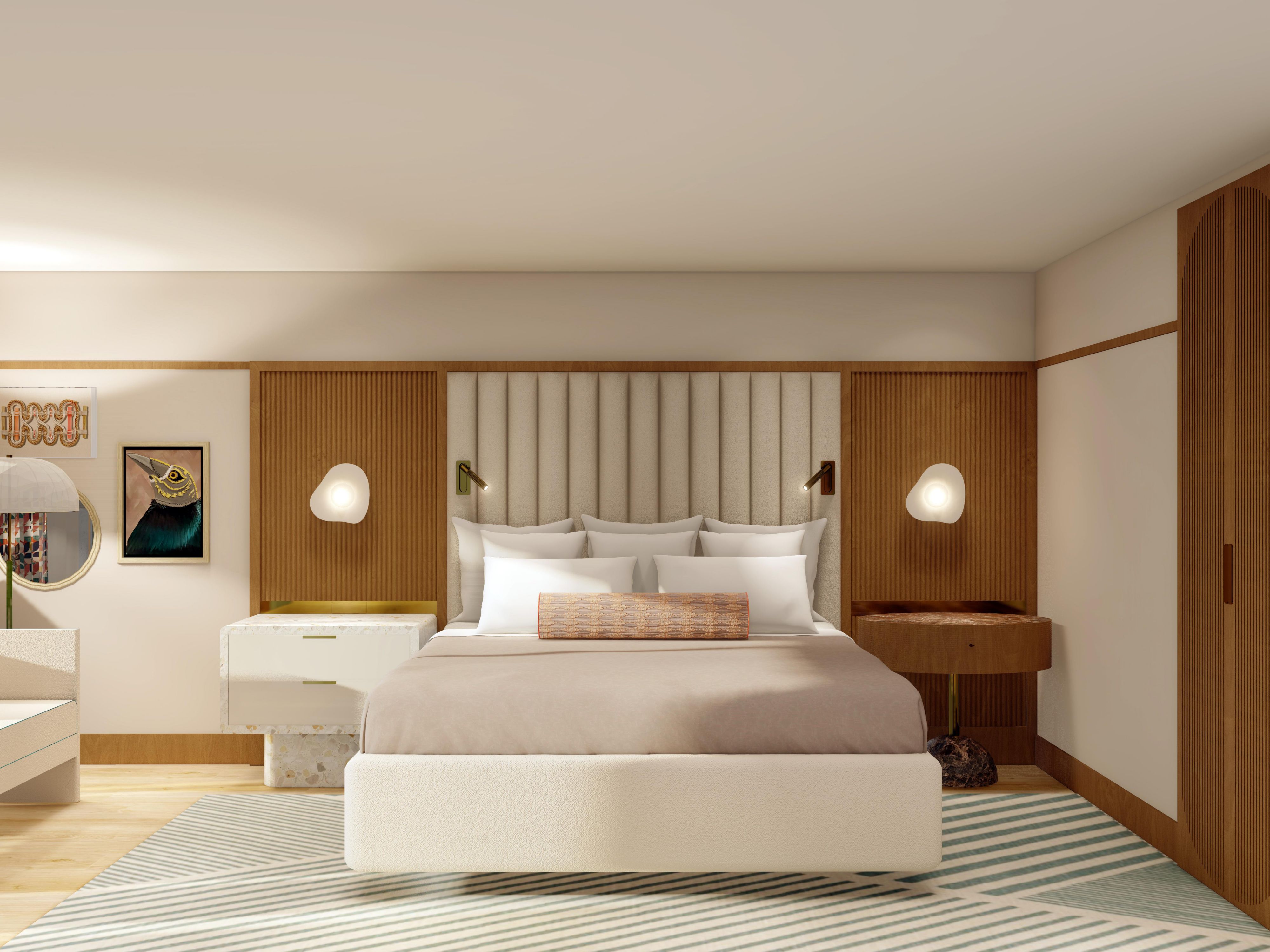Unwind in a coastal-inspired room with 1 King or 2 Queens beds.