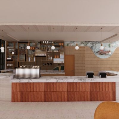 Features fresh coffee and all your on-the-go favorites. 