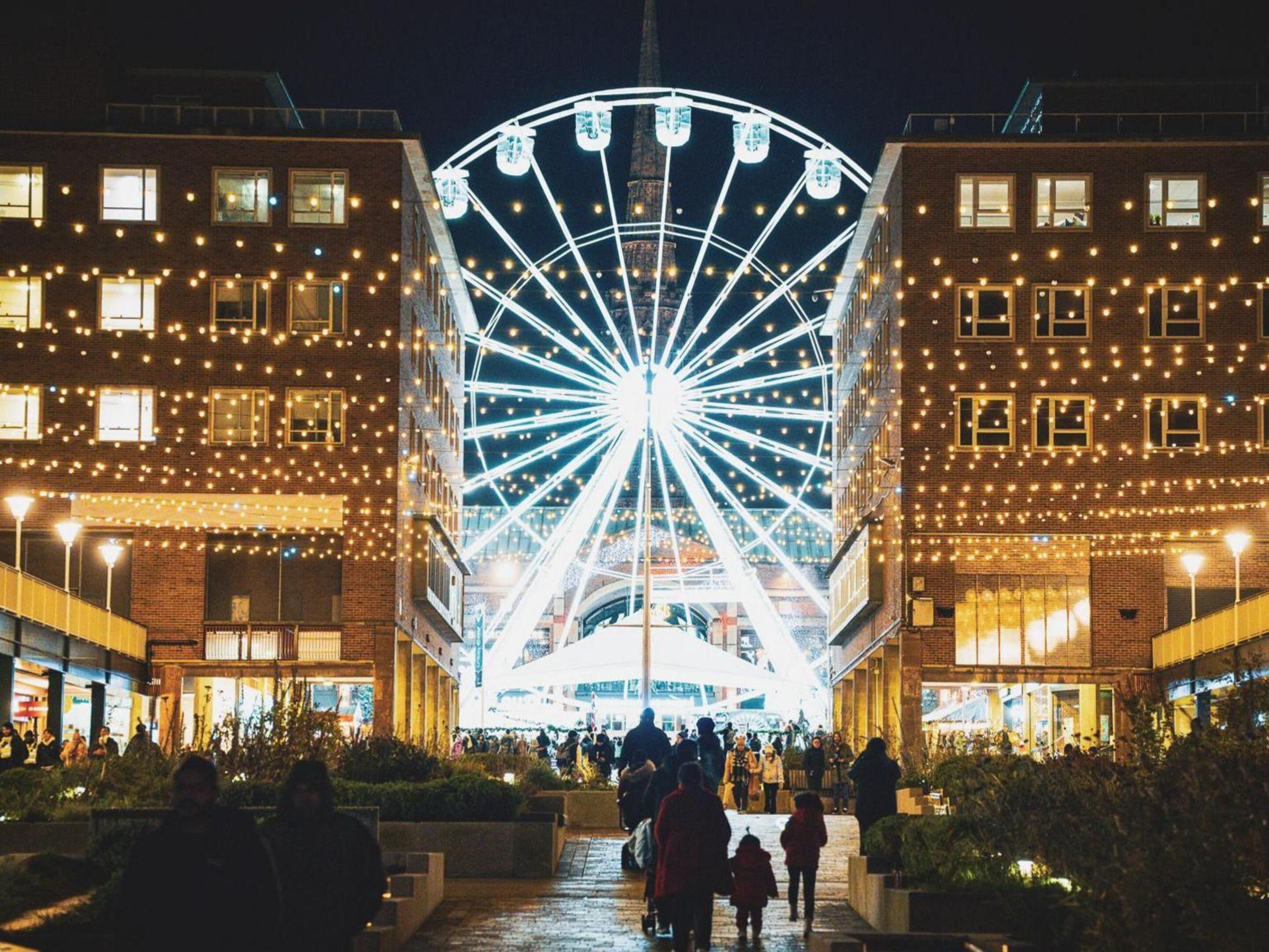 The Big Wheel is back in Coventry City Centre. Experience the Coventry Skyline from Sat 22nd November 2025 to Sunday 4th January 2026.