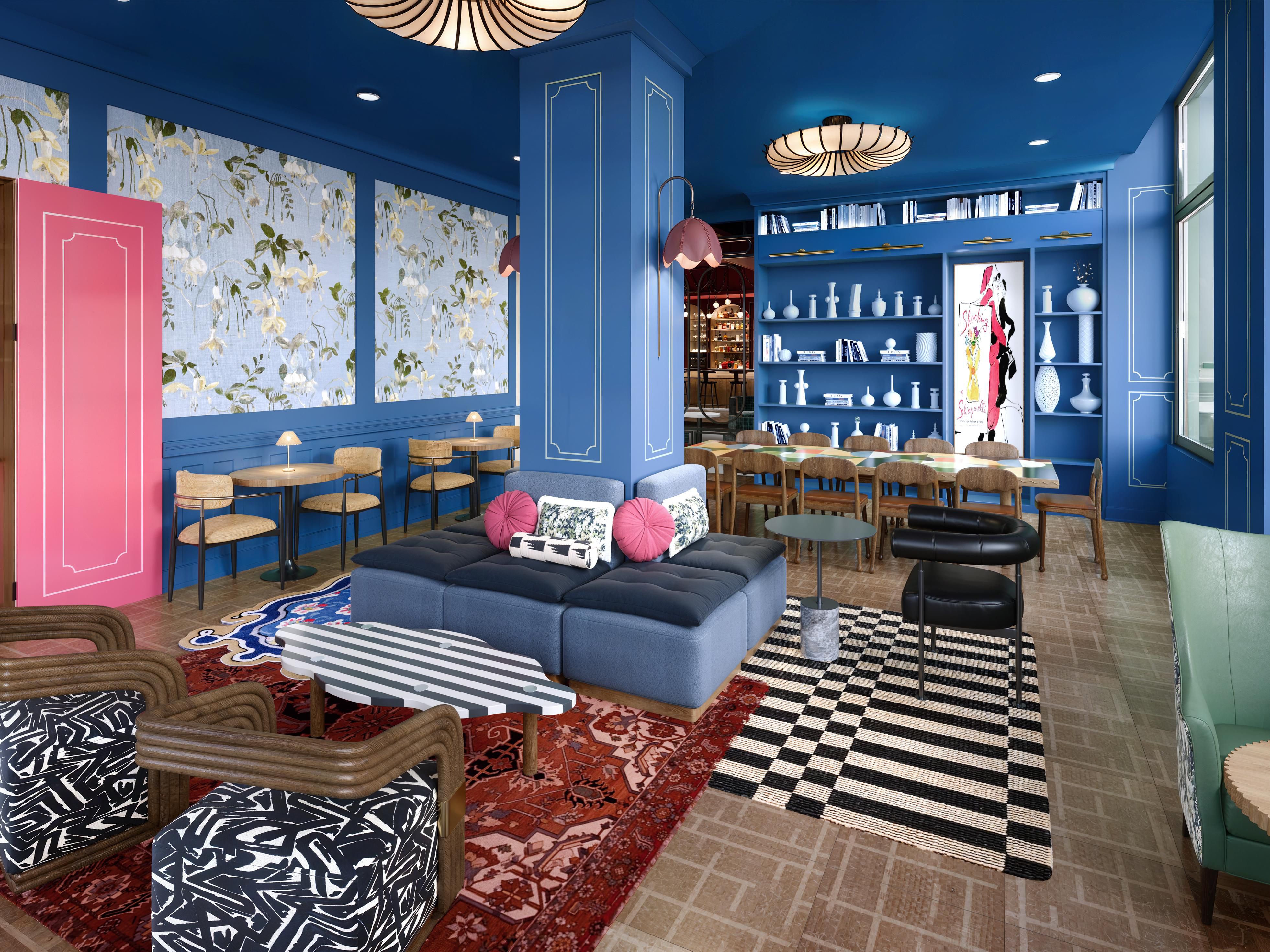 Unwind in our library with free Wi-Fi and friends.