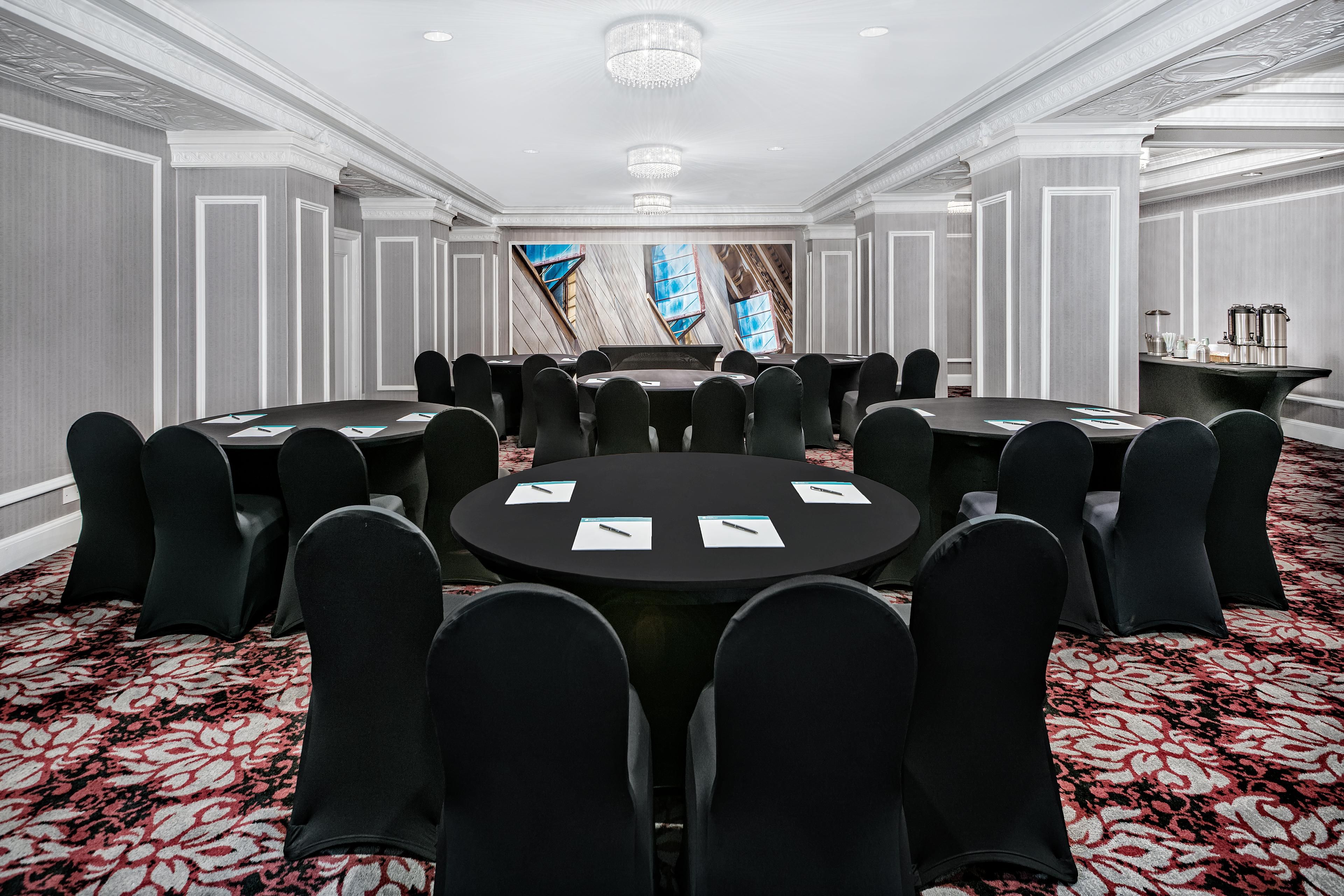 Plan your meetings, weddings, and gatherings in more than 4,000 square feet of meeting space in downtown Dallas. Host business and social events in six distinctive venues, including the Majestic Ballroom and the historic Conrad Boardroom, with exceptional catering, technology support, and Texas hospitality. 