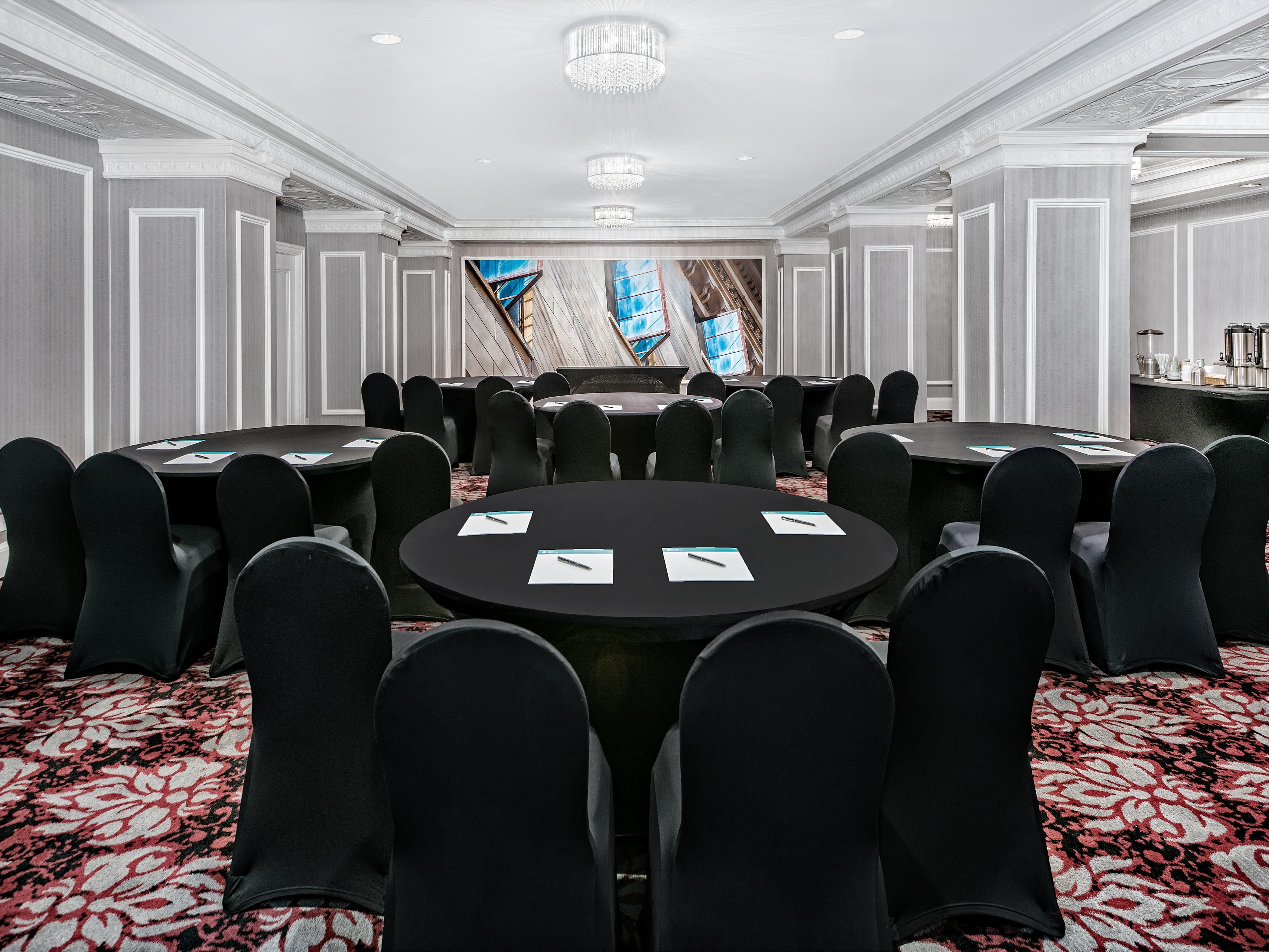 Celebrate weddings and special events in our Majestic Ballroom.