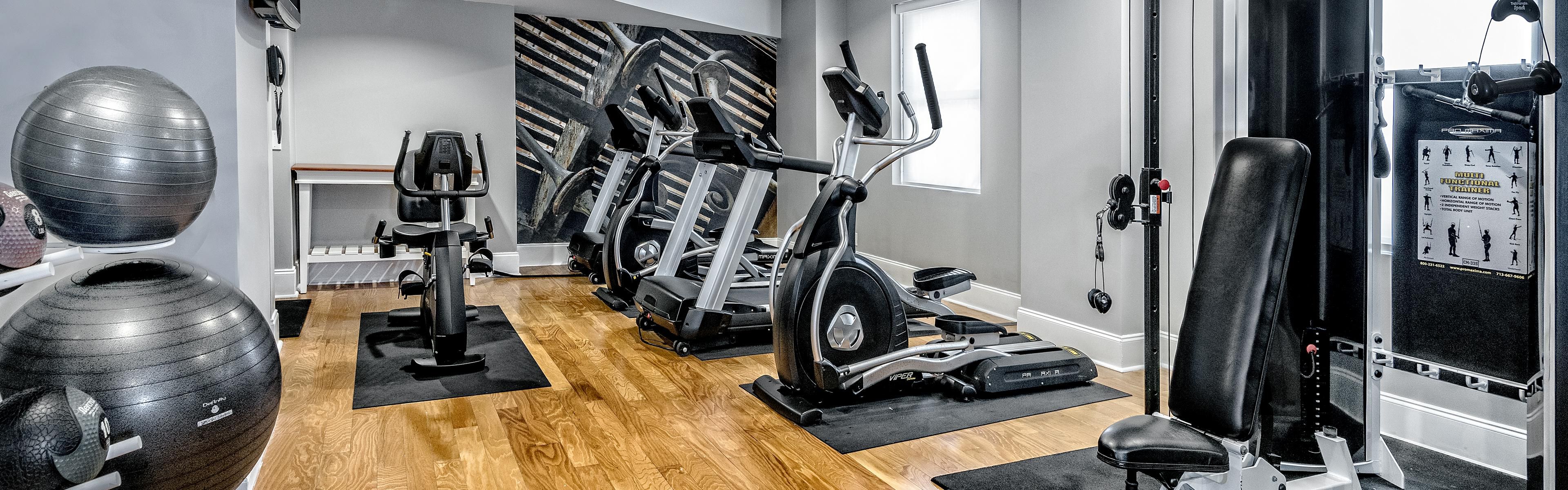 Get worked up in our Fitness Center.