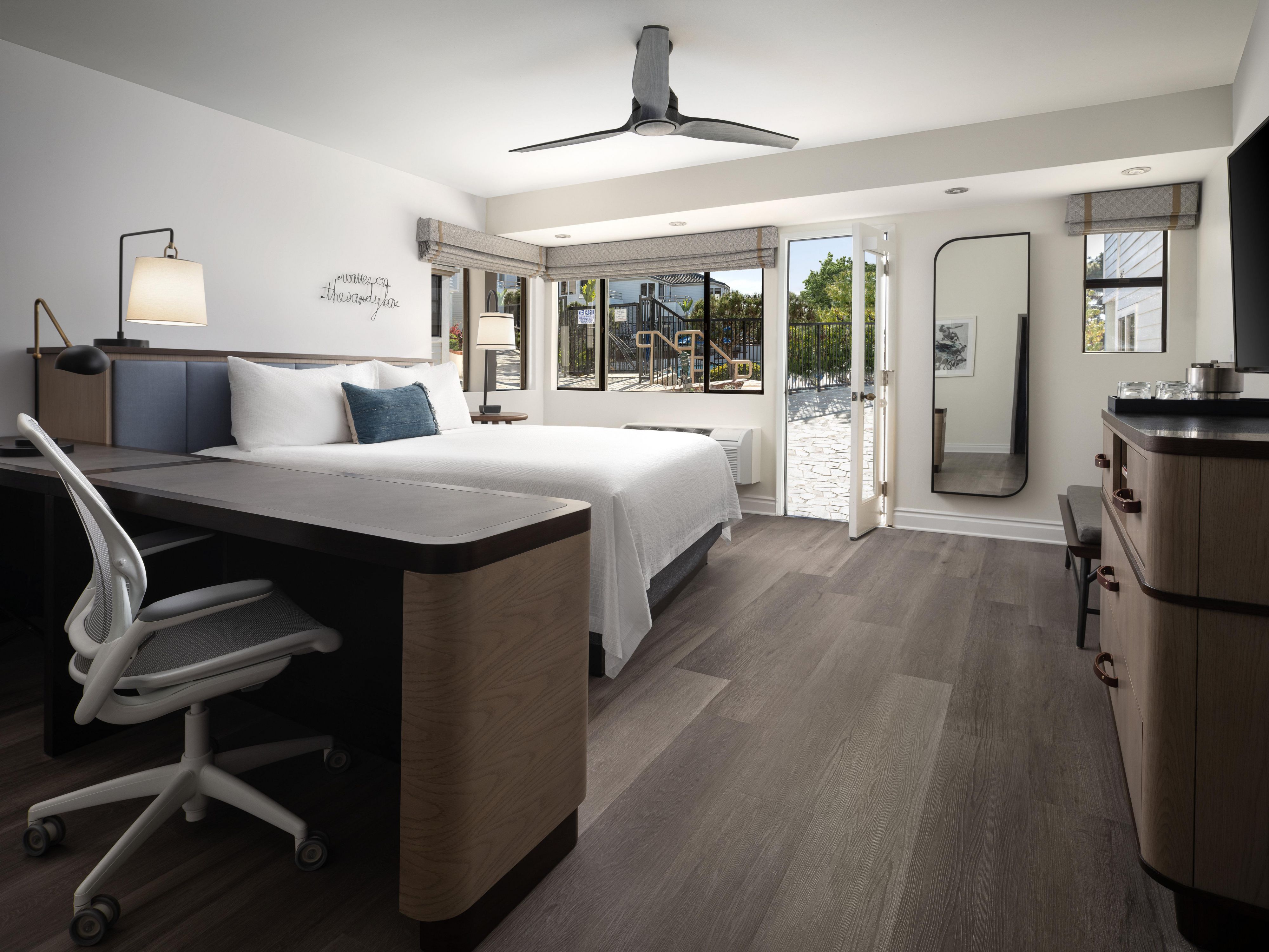 Our pet-friendly, redesigned guest rooms are sure to please.