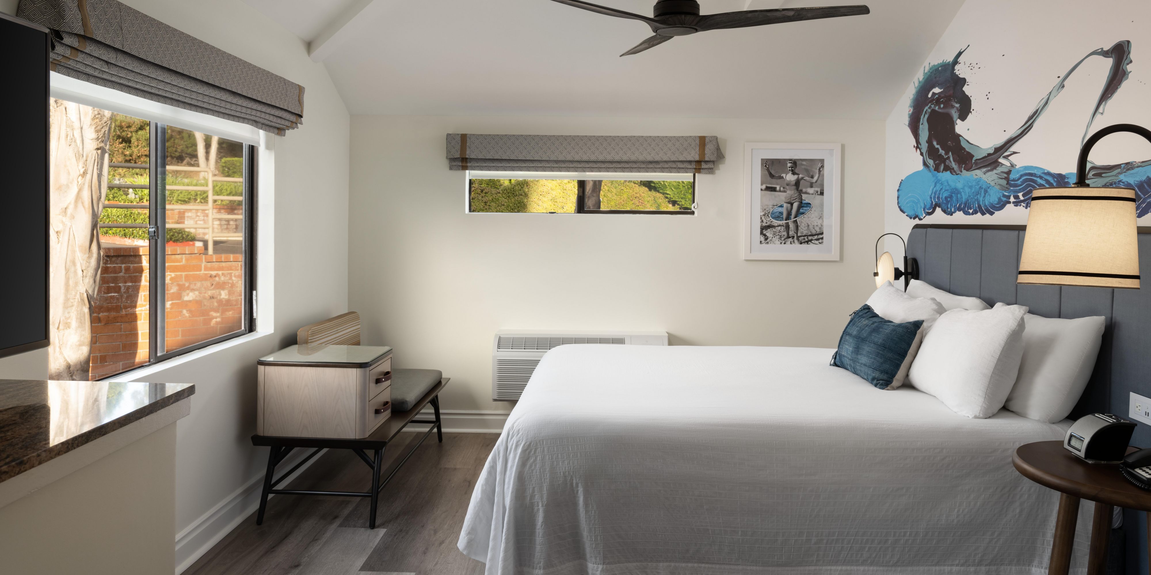 Large suite with living room, separate sleeping room, ocean views