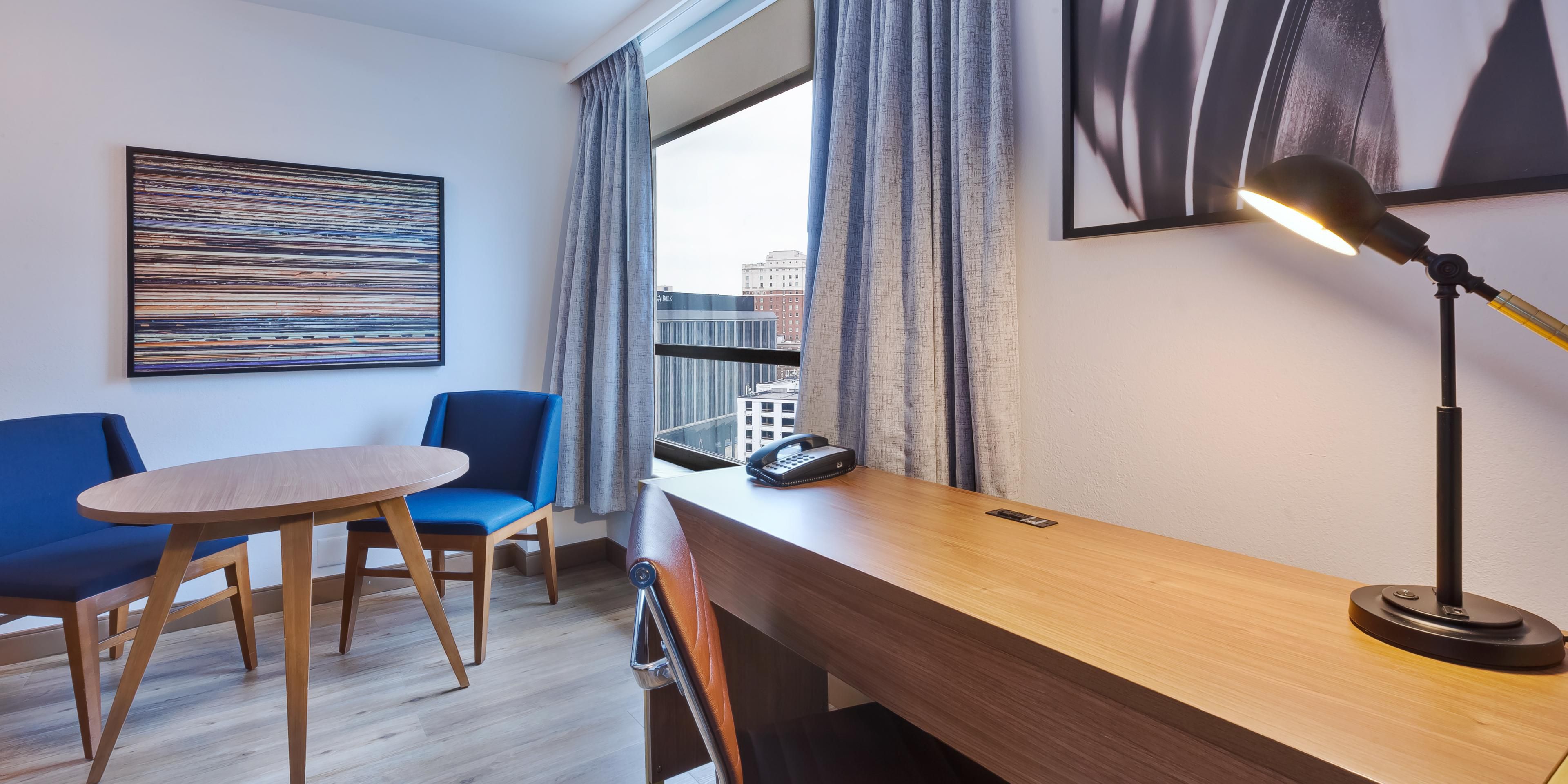 Make yourself at home as you check your email with free Wi-Fi.