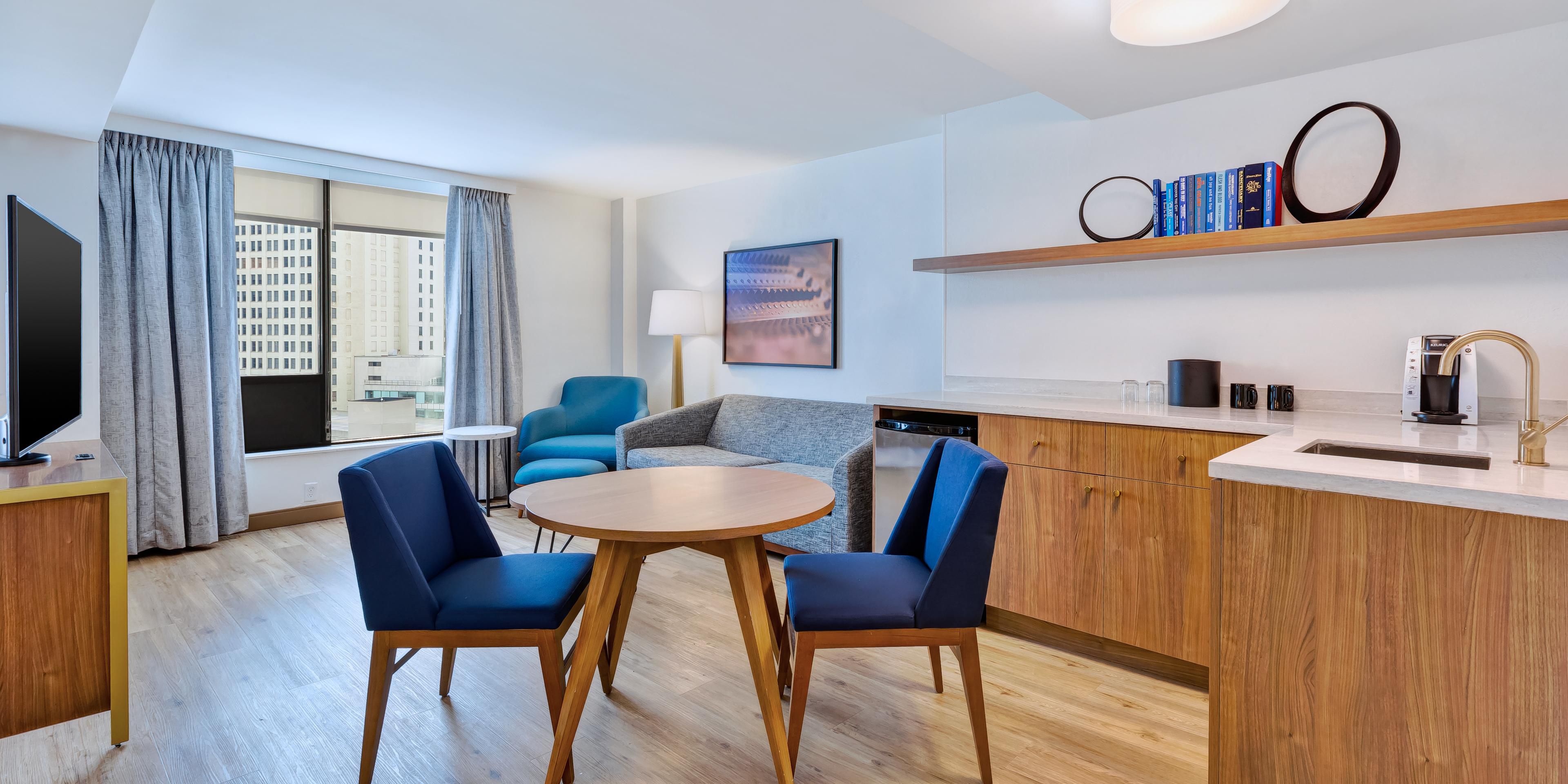 Prefer an extra space? Book one of our premium rooms.
