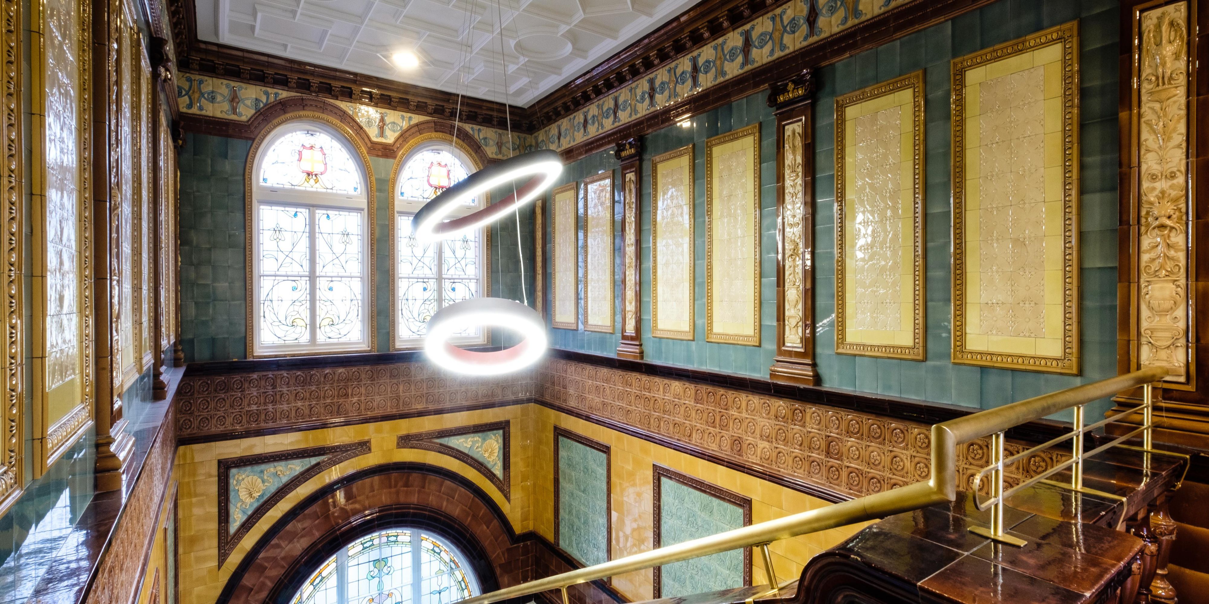 Built in 1896 our feature staircase #smartphonephotography